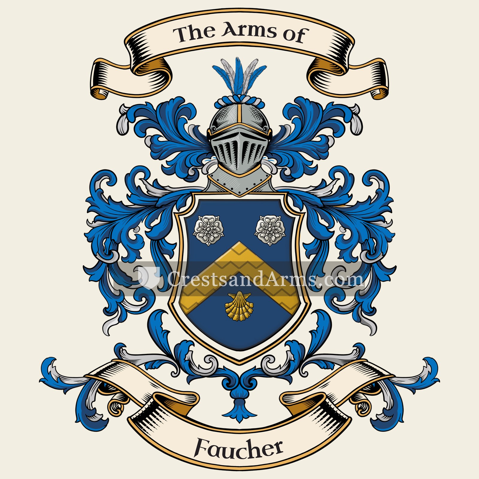 The Faucher coat of arms