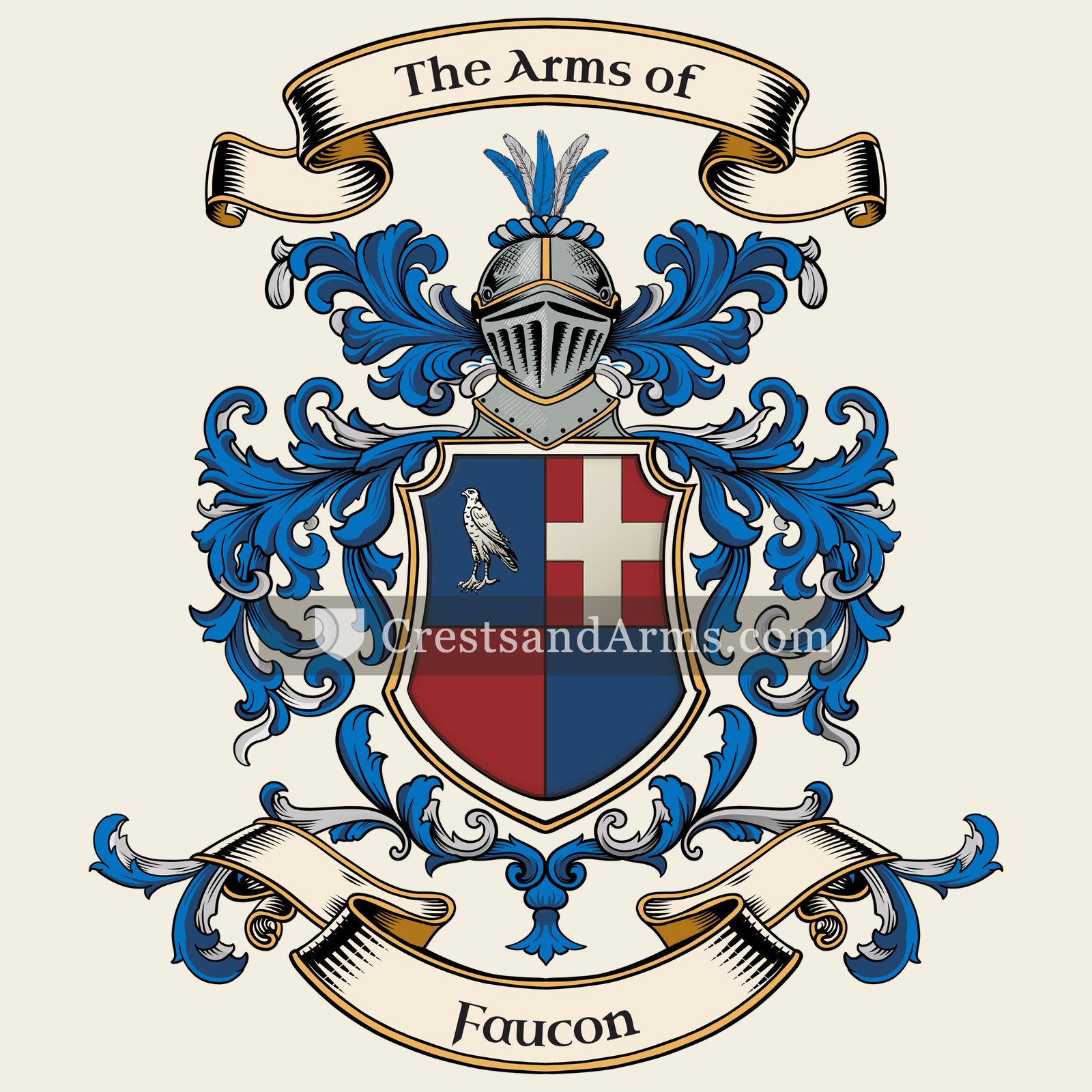 The Faucon coat of arms