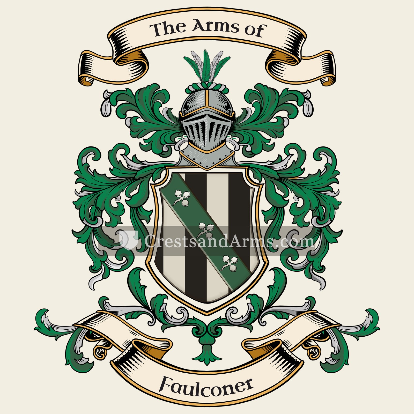 The Faulconer coat of arms