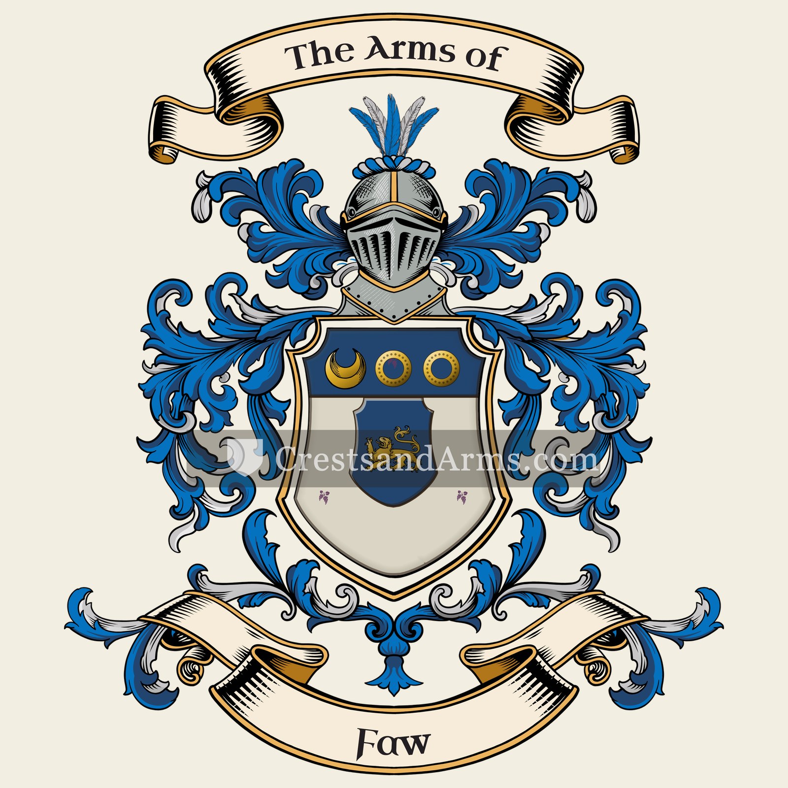 The Faw coat of arms