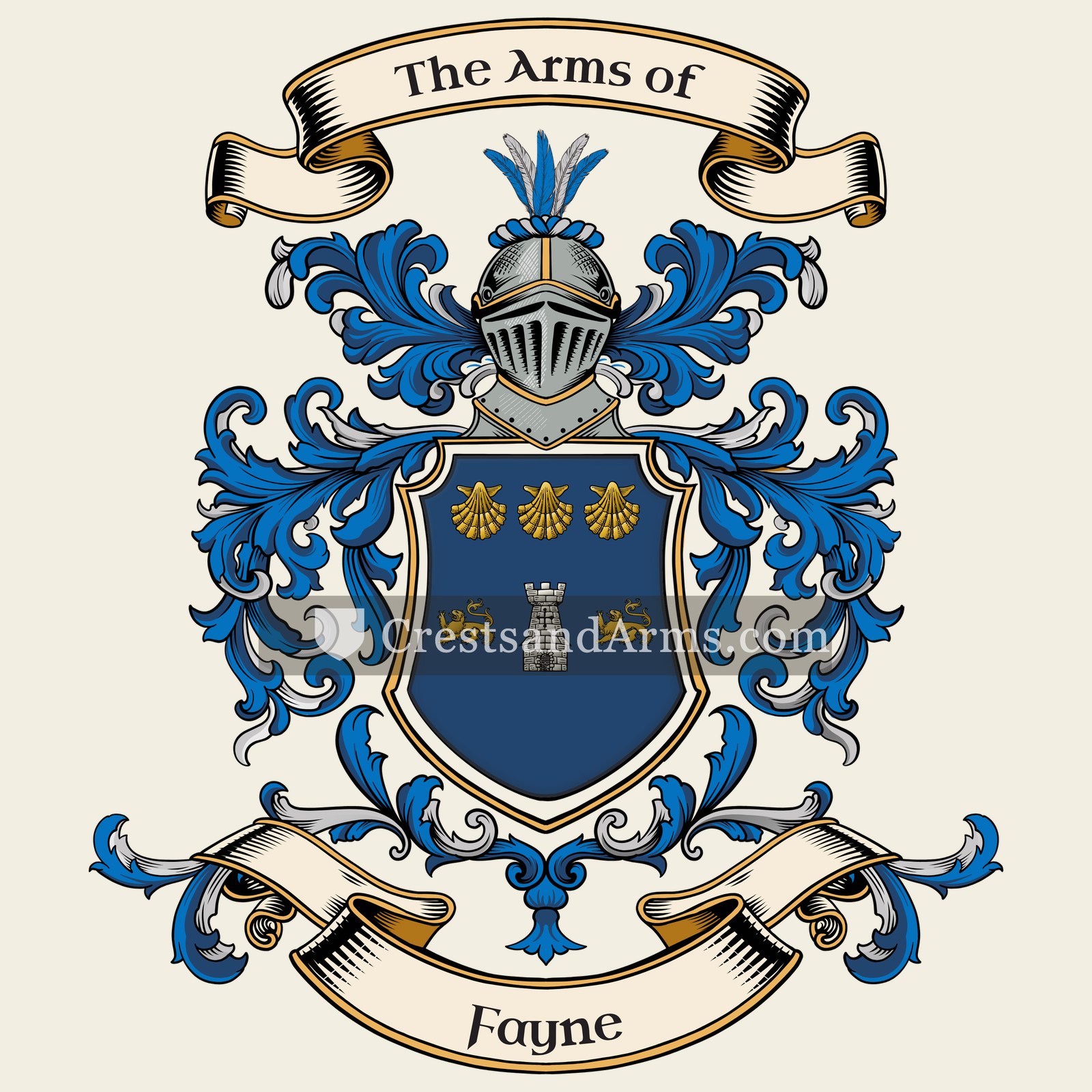 The Fayne coat of arms