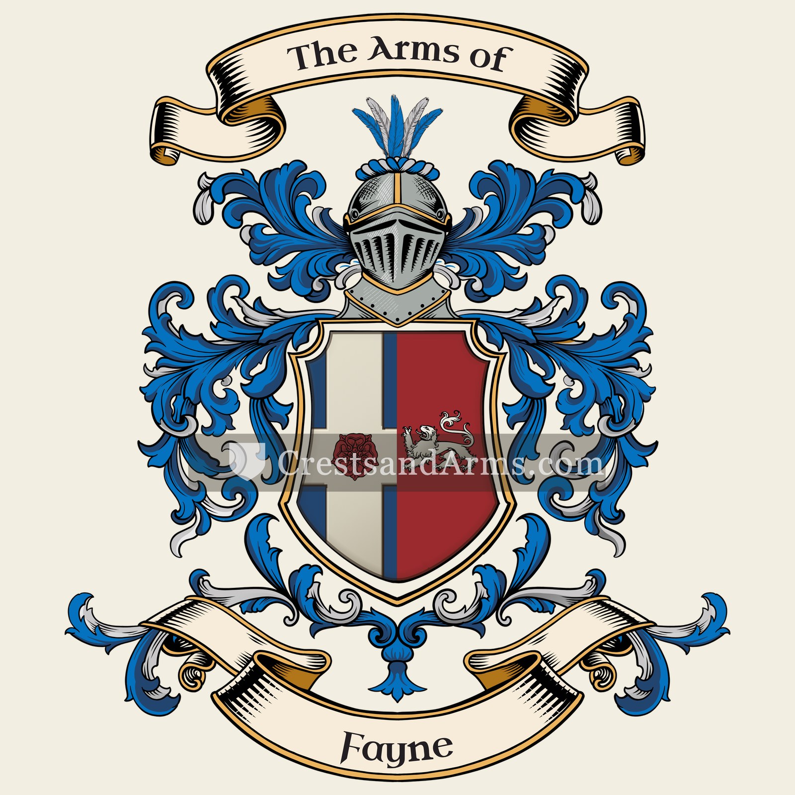 The Fayne coat of arms