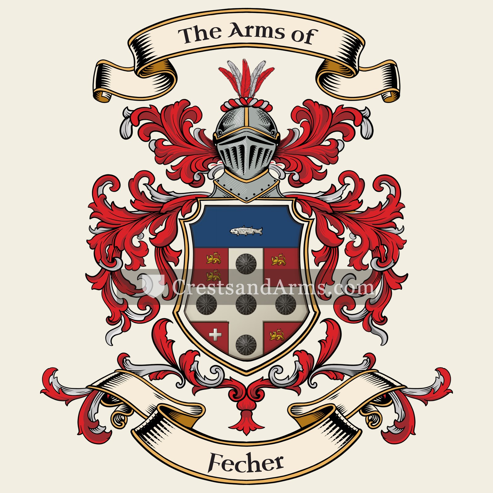 The Fecher coat of arms