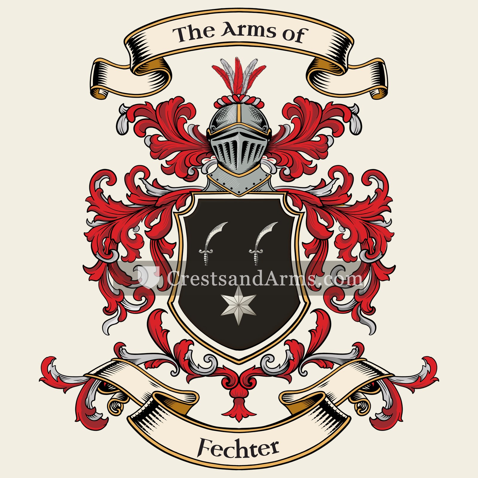 The Fechter coat of arms