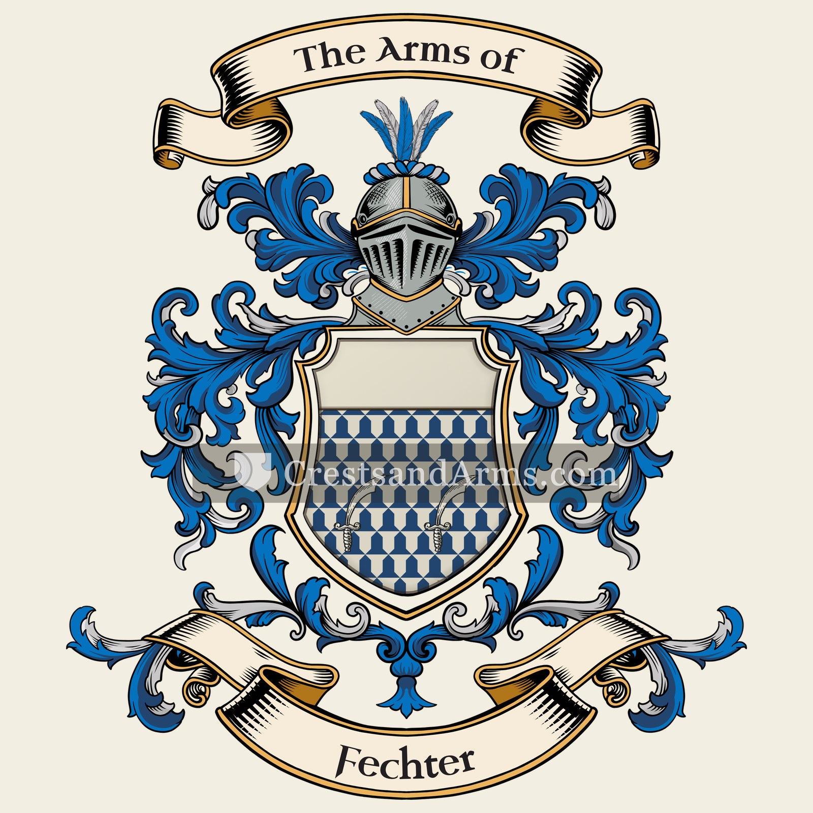 The Fechter coat of arms