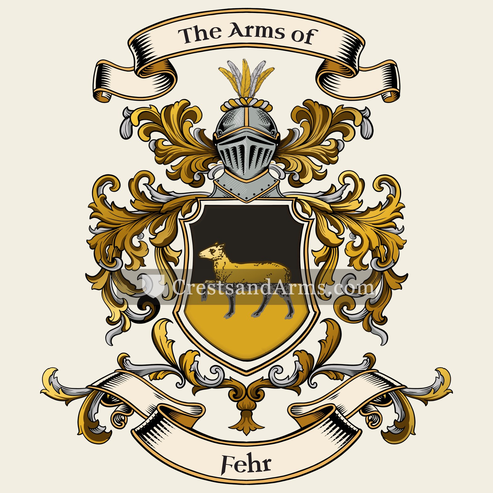 The Fehr coat of arms