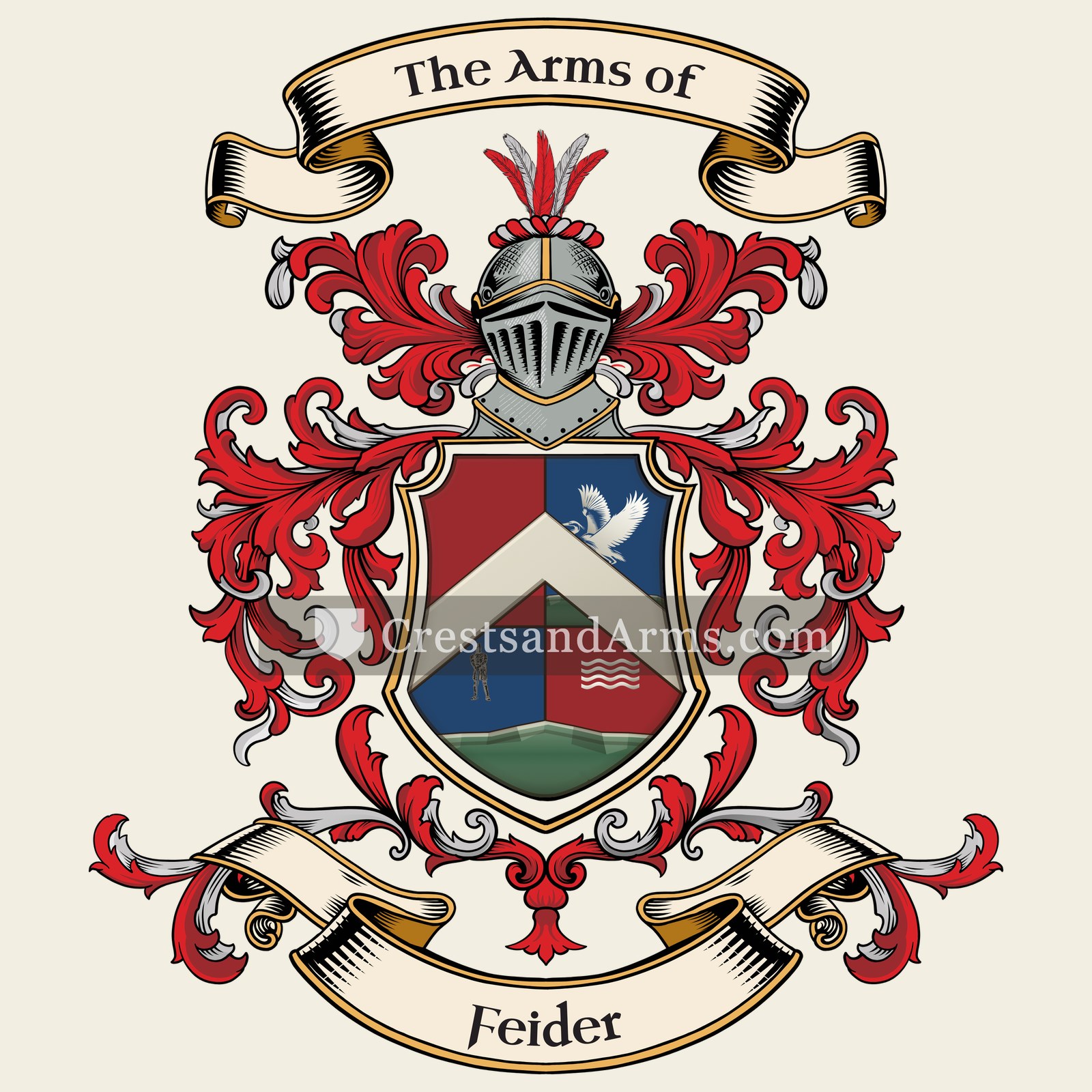 The Feider coat of arms