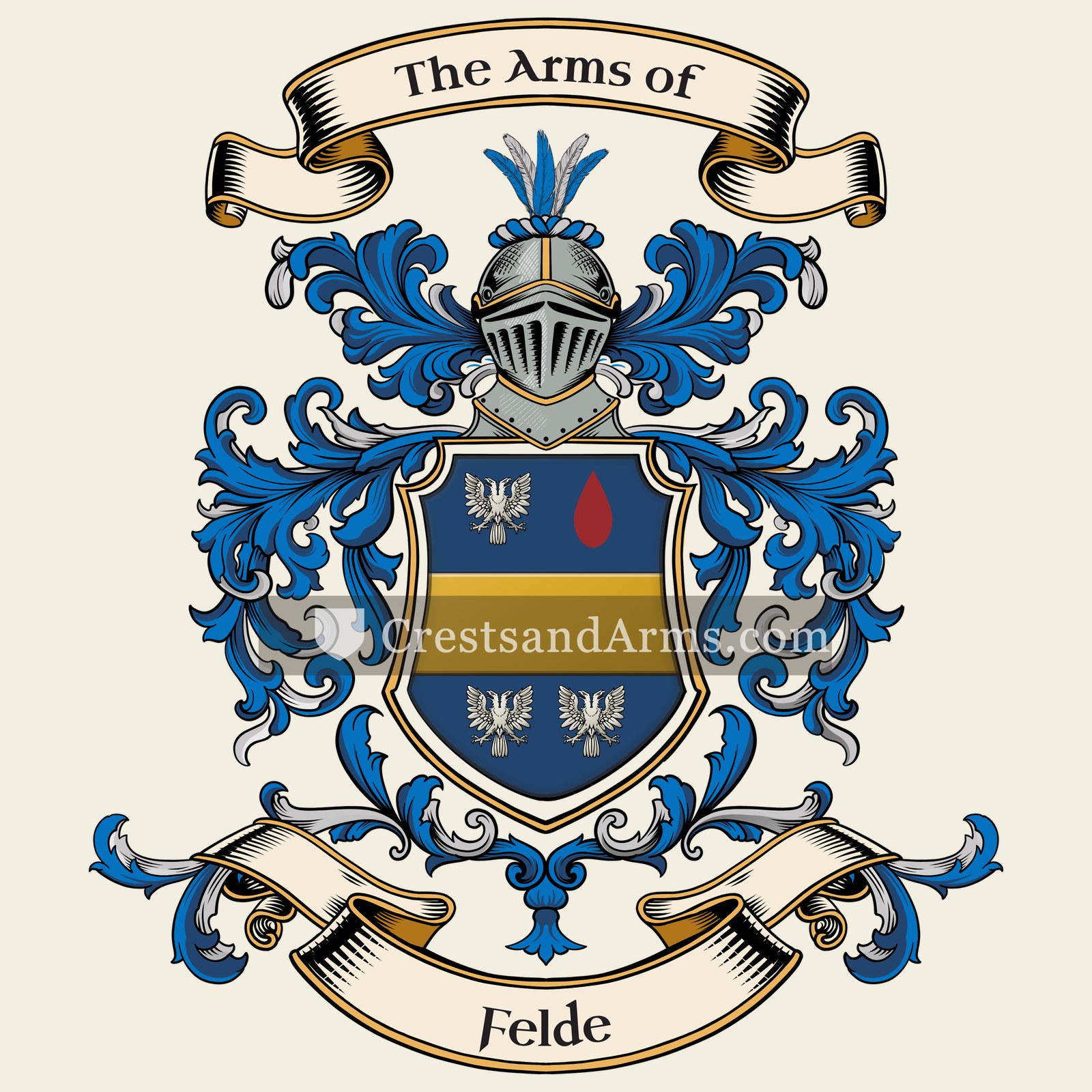 The Felde coat of arms