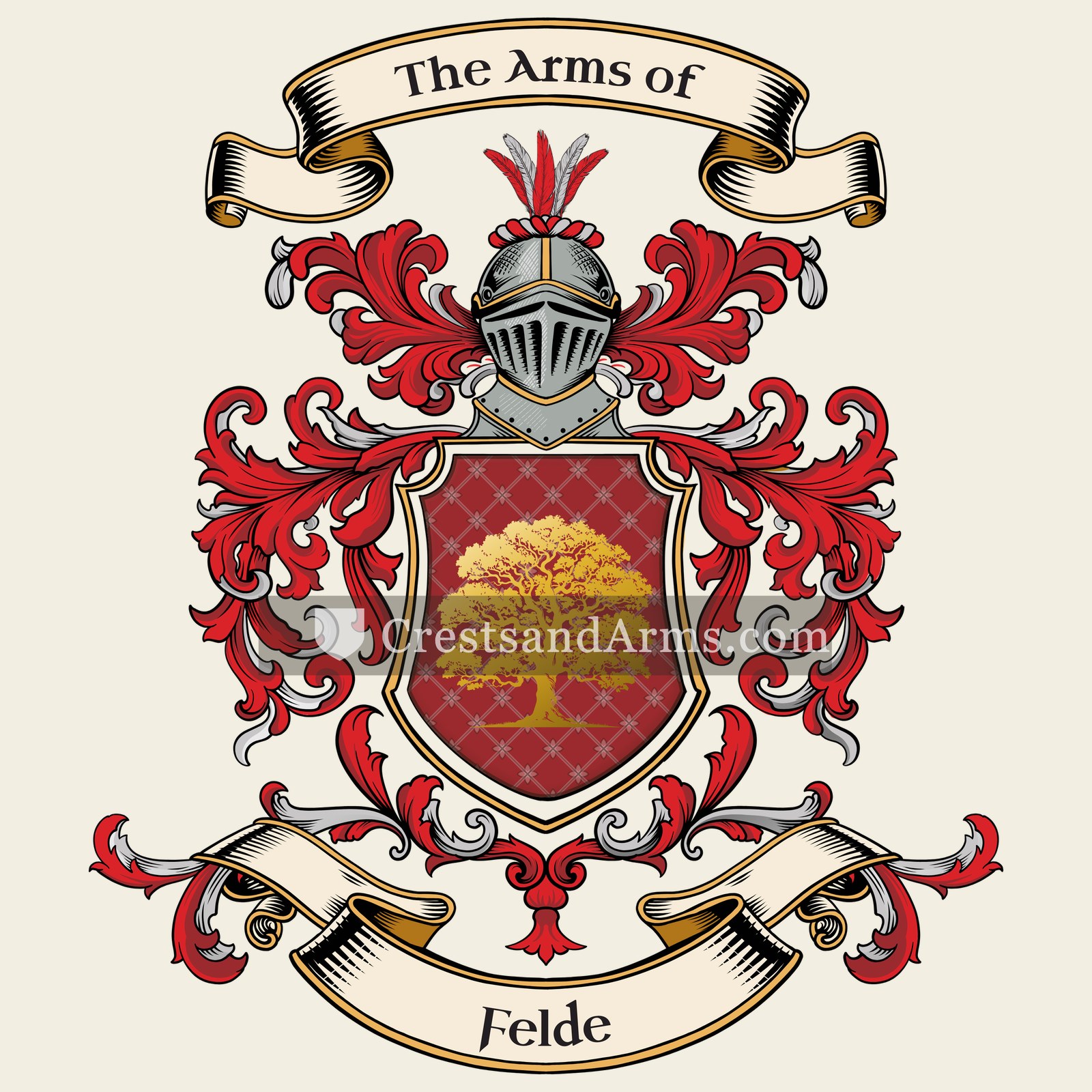 The Felde coat of arms