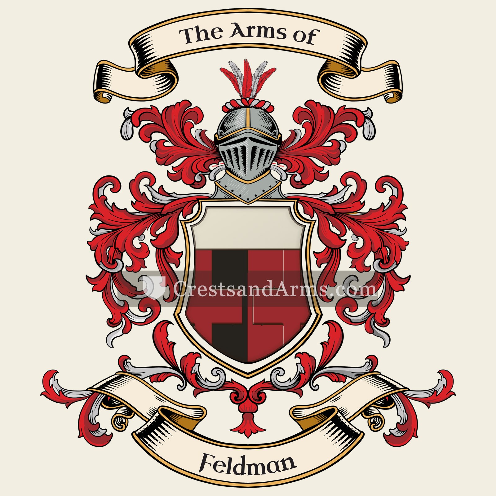 The Feldman coat of arms
