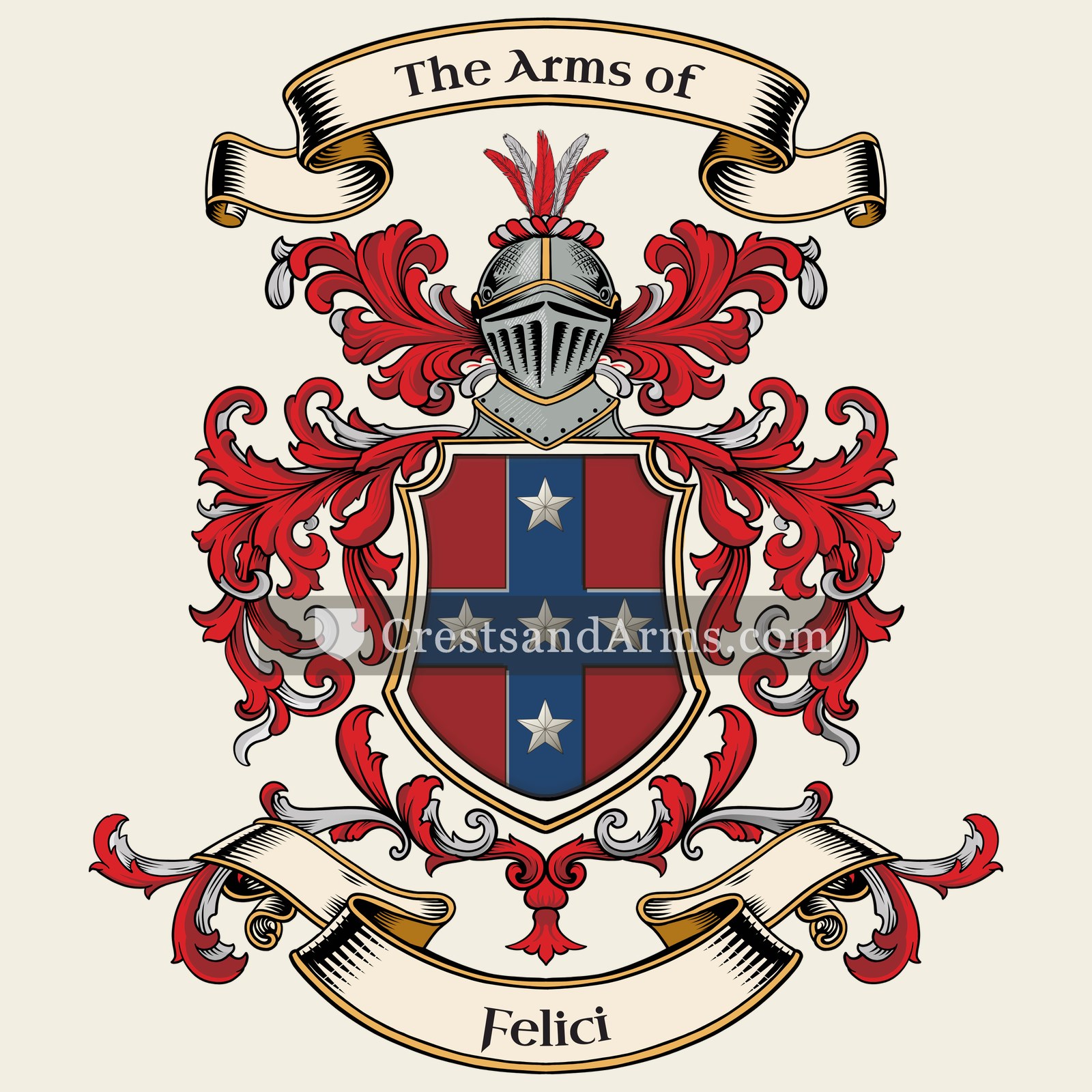 The Felici coat of arms