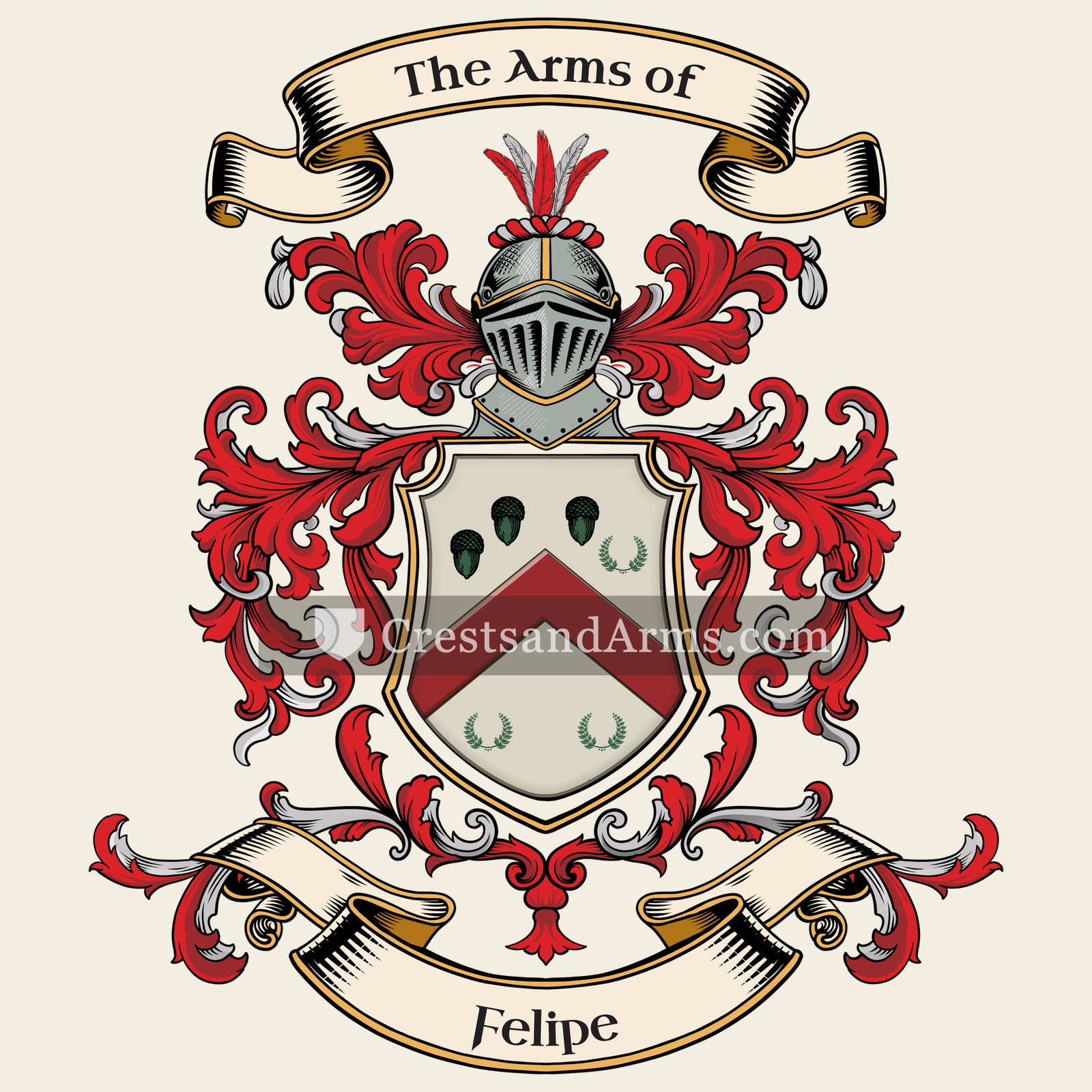 The Felipe coat of arms