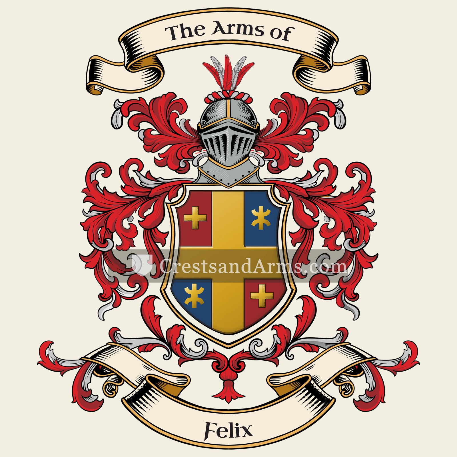 The Felix coat of arms