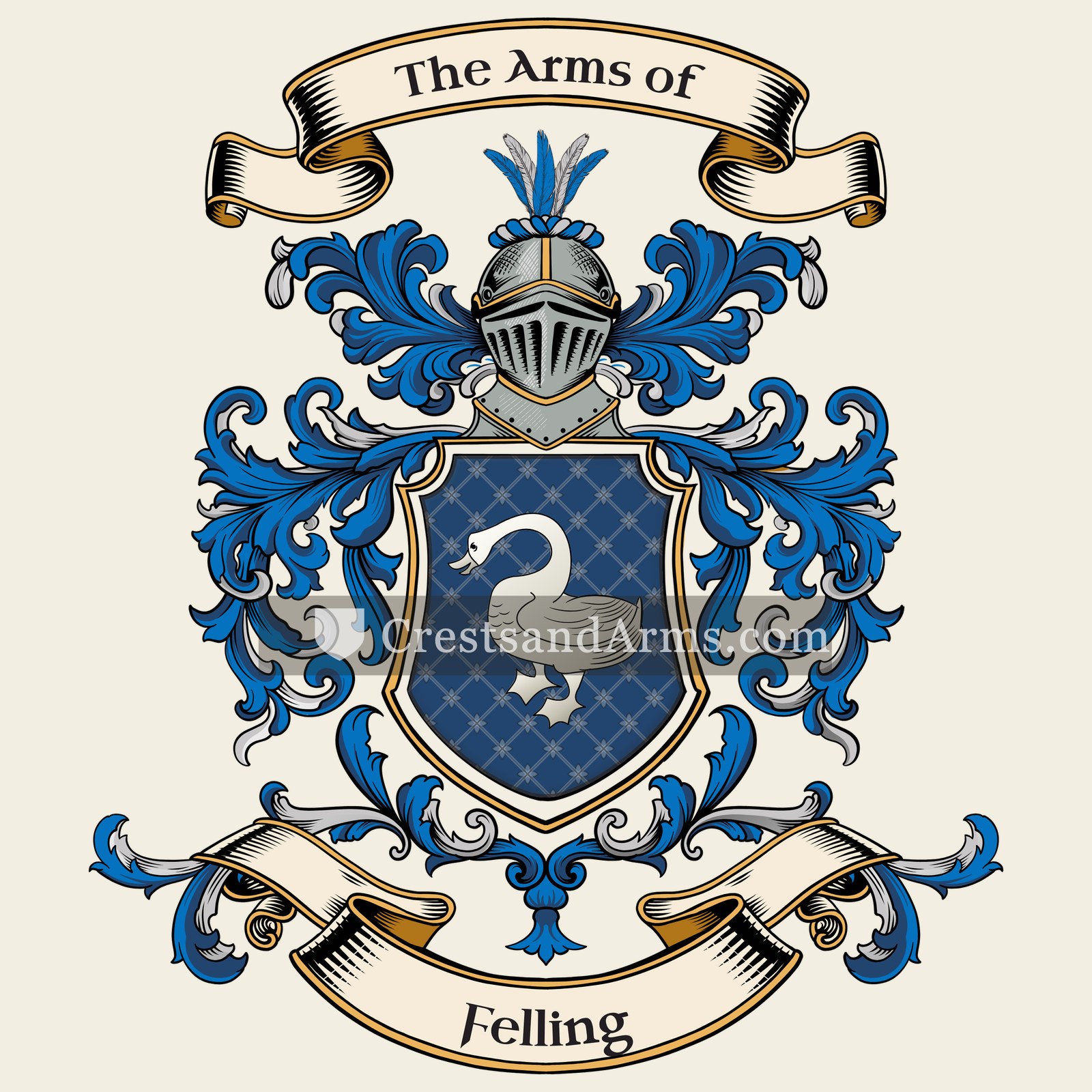 The Felling coat of arms