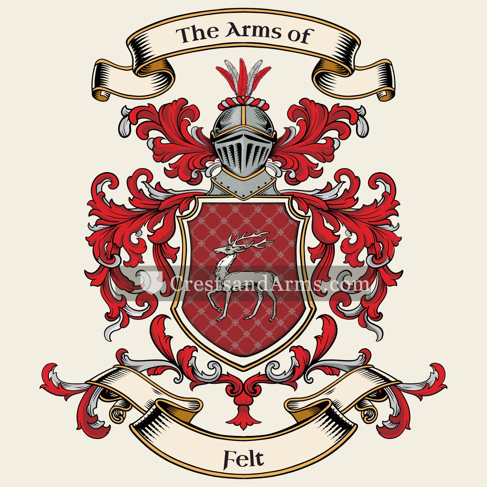 The Felt coat of arms