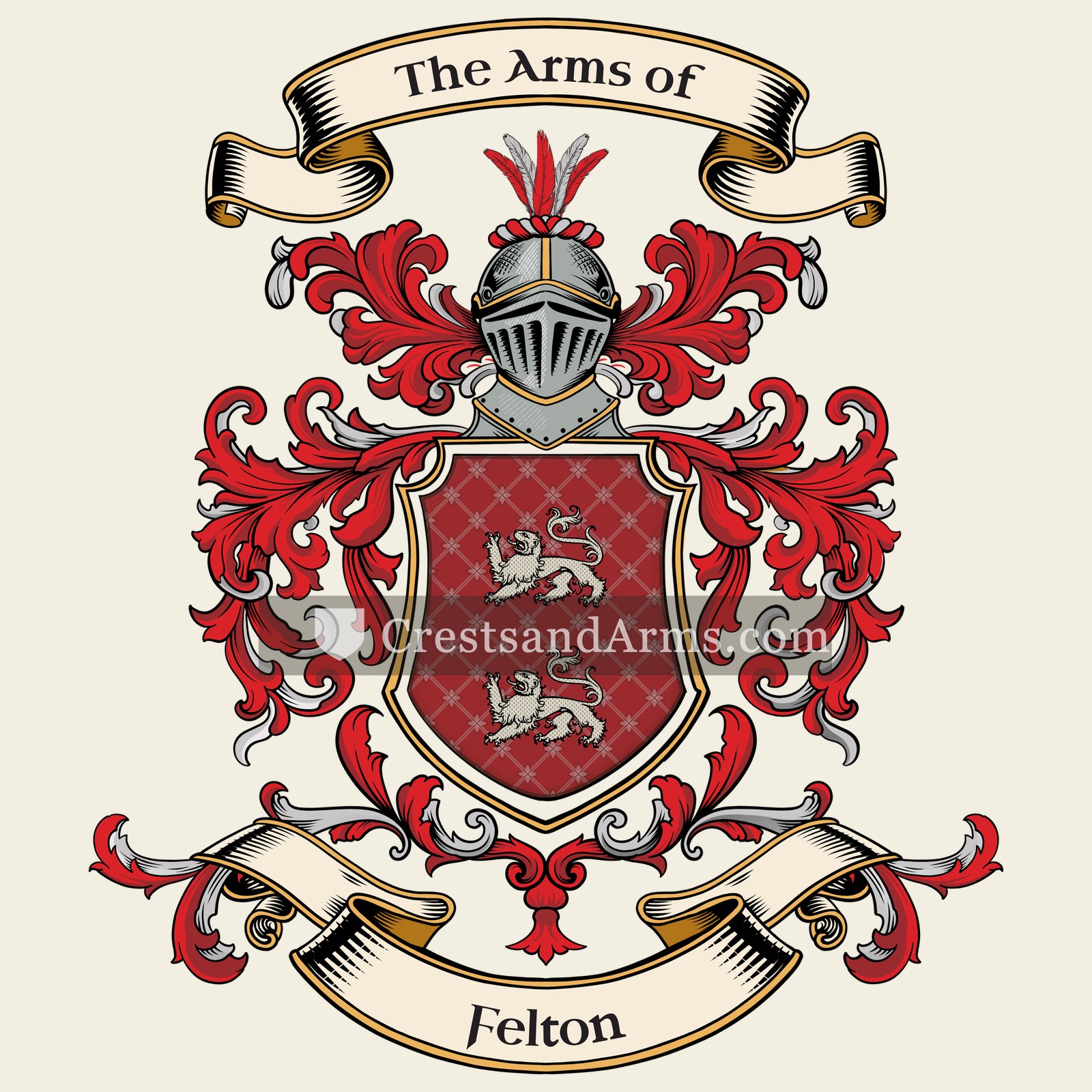 The Felton coat of arms