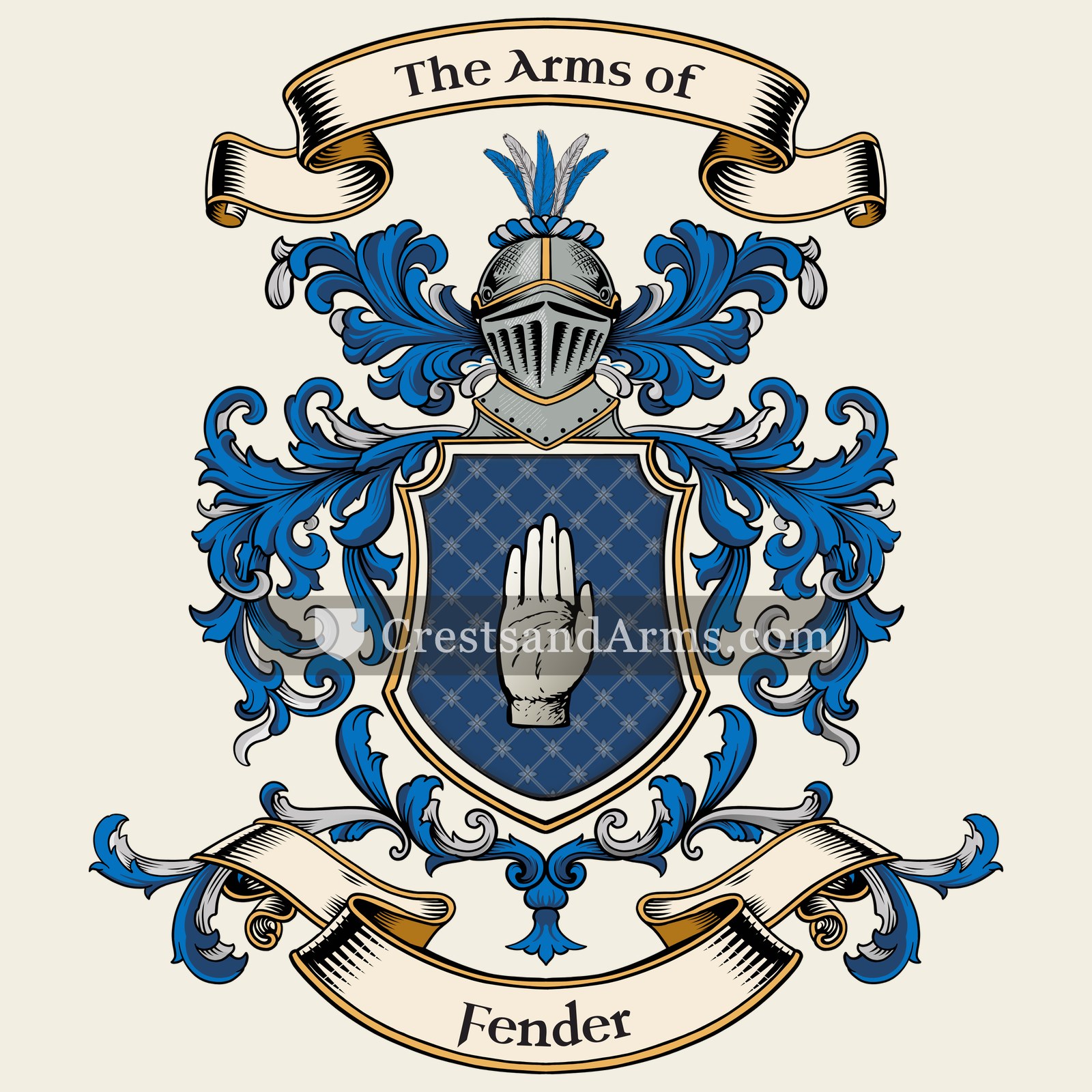 The Fender coat of arms