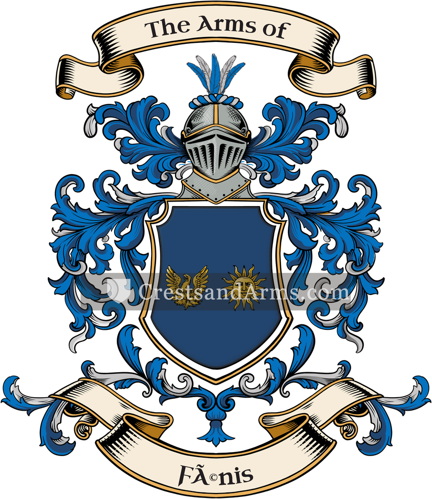 The Fénis coat of arms, drawn from the recorded blazon