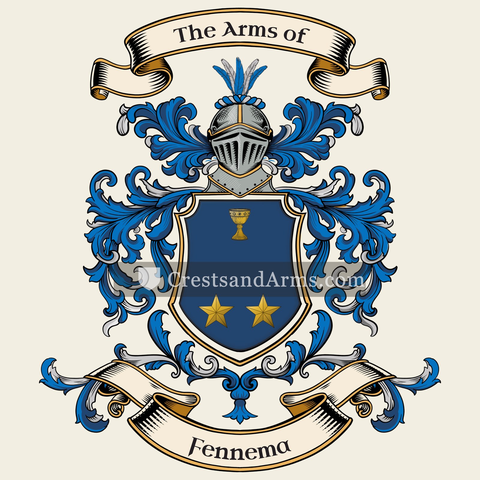 The Fennema coat of arms