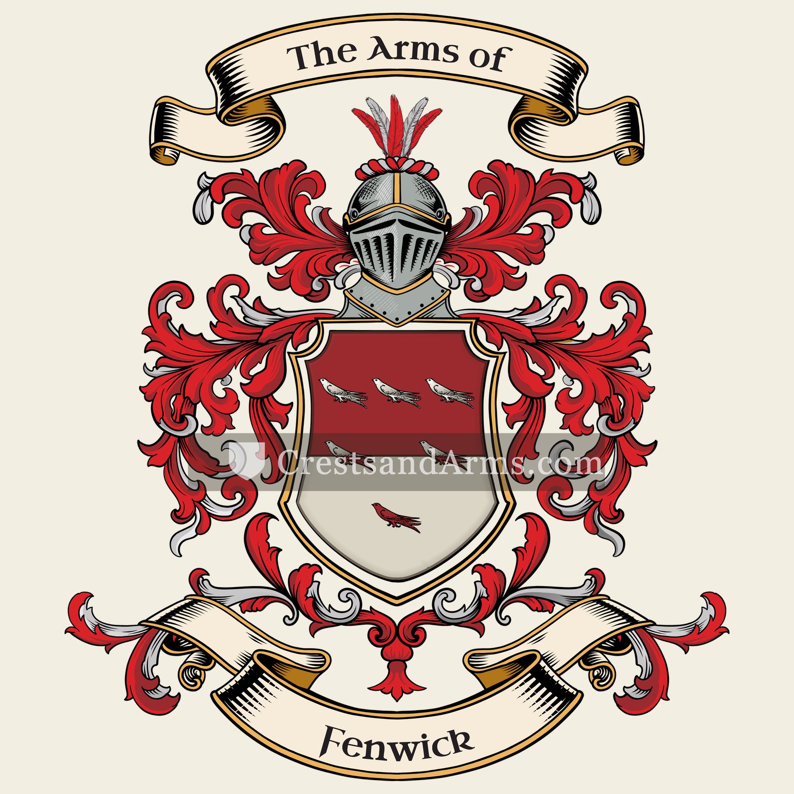 The Fenwick coat of arms