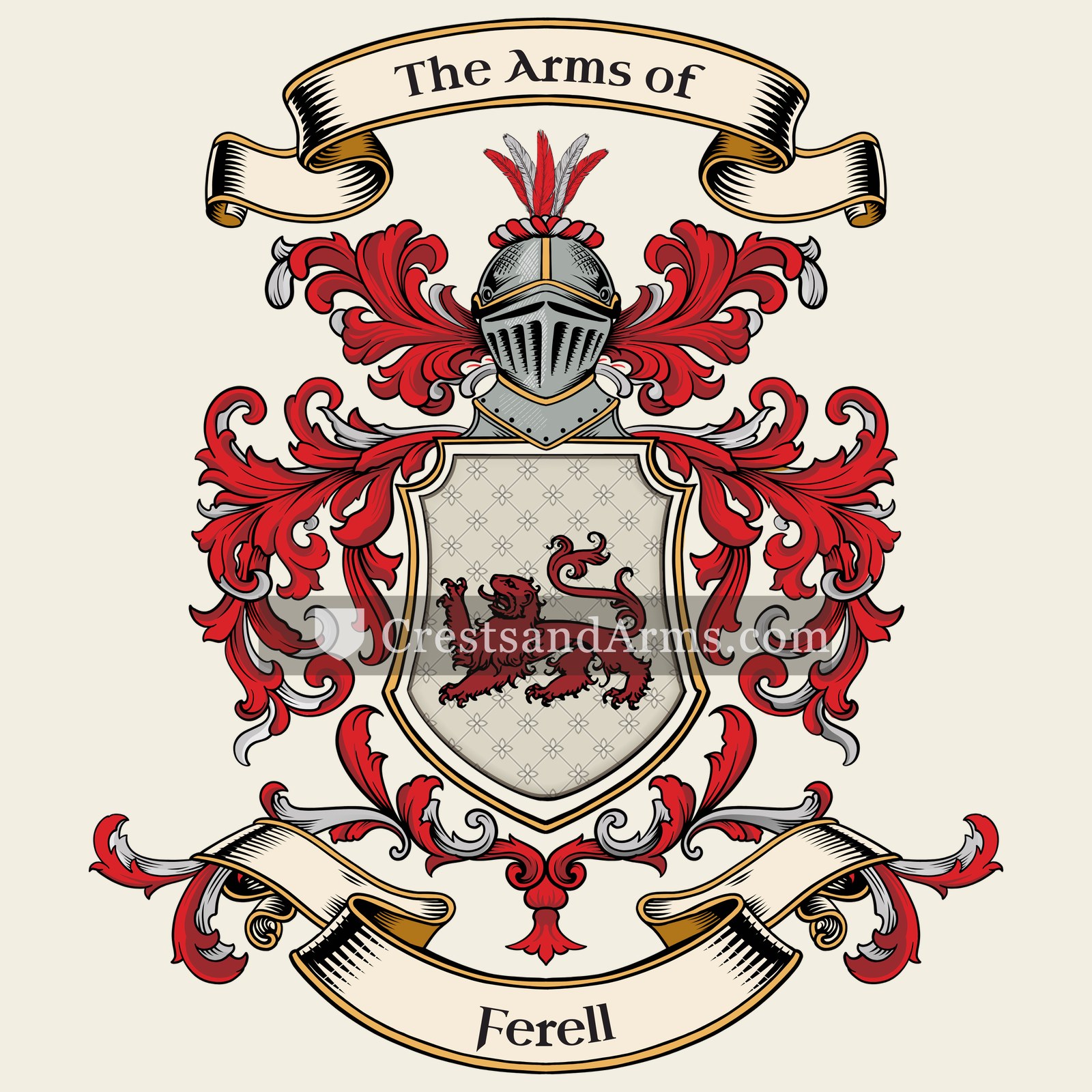 The Ferell coat of arms