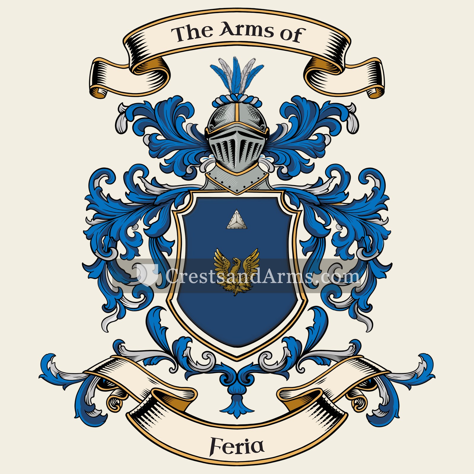 The Feria coat of arms, drawn from the recorded blazon