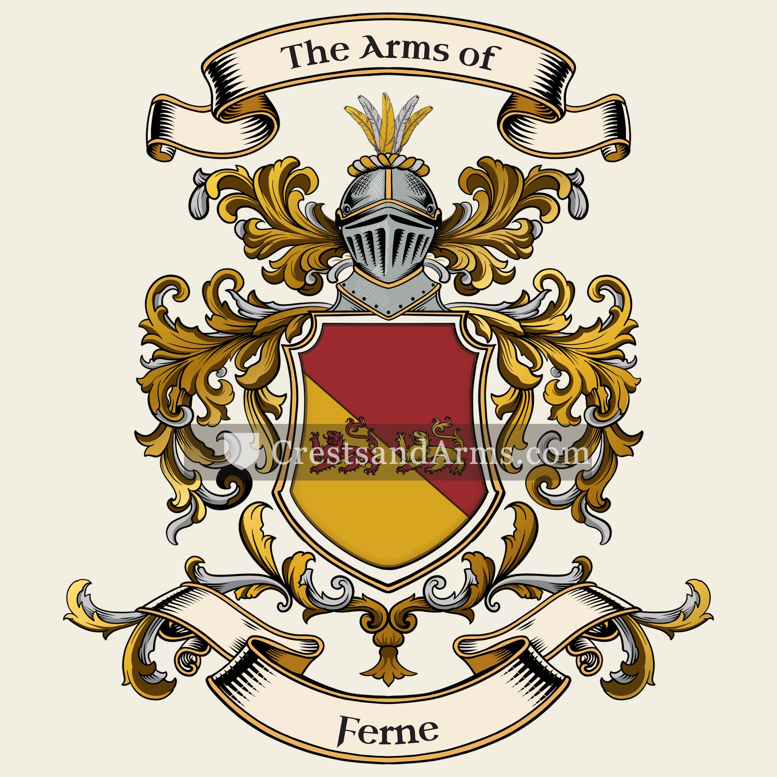 The Ferne coat of arms