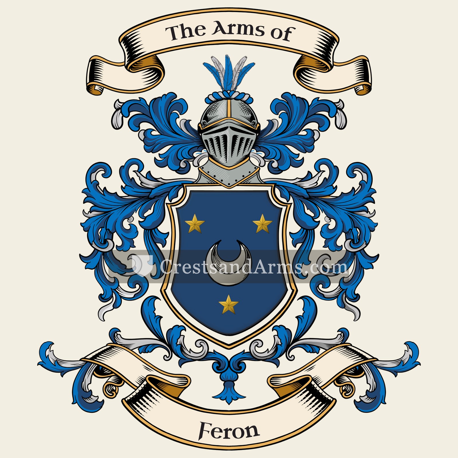 The Feron coat of arms