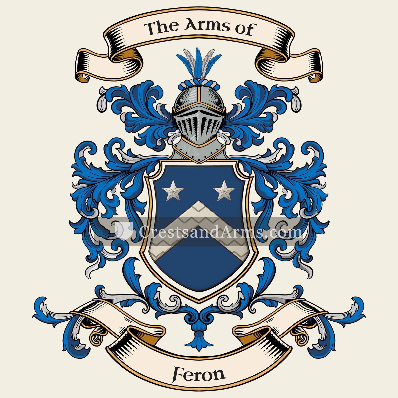 The Feron coat of arms