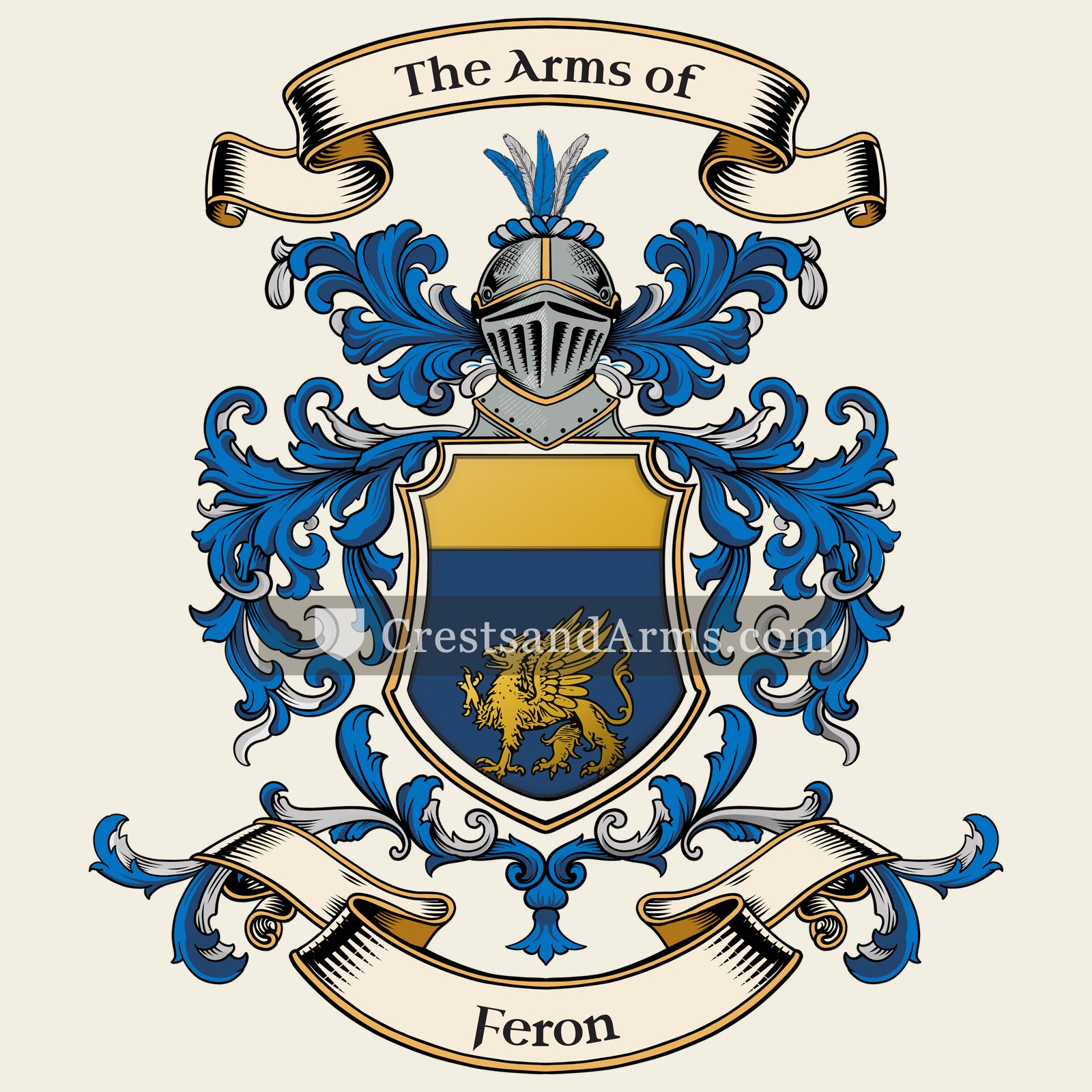 The Feron coat of arms