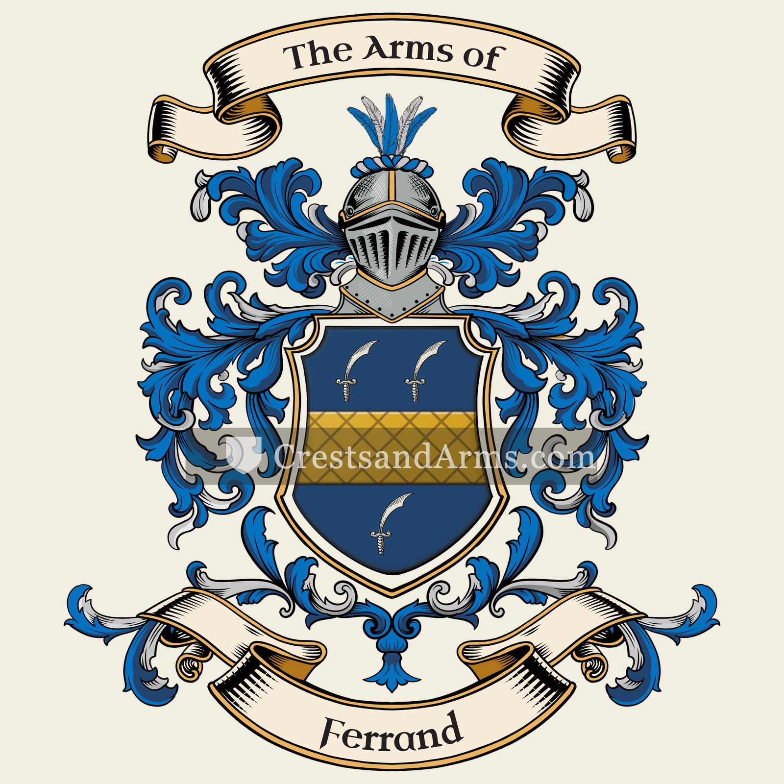 The Ferrand coat of arms