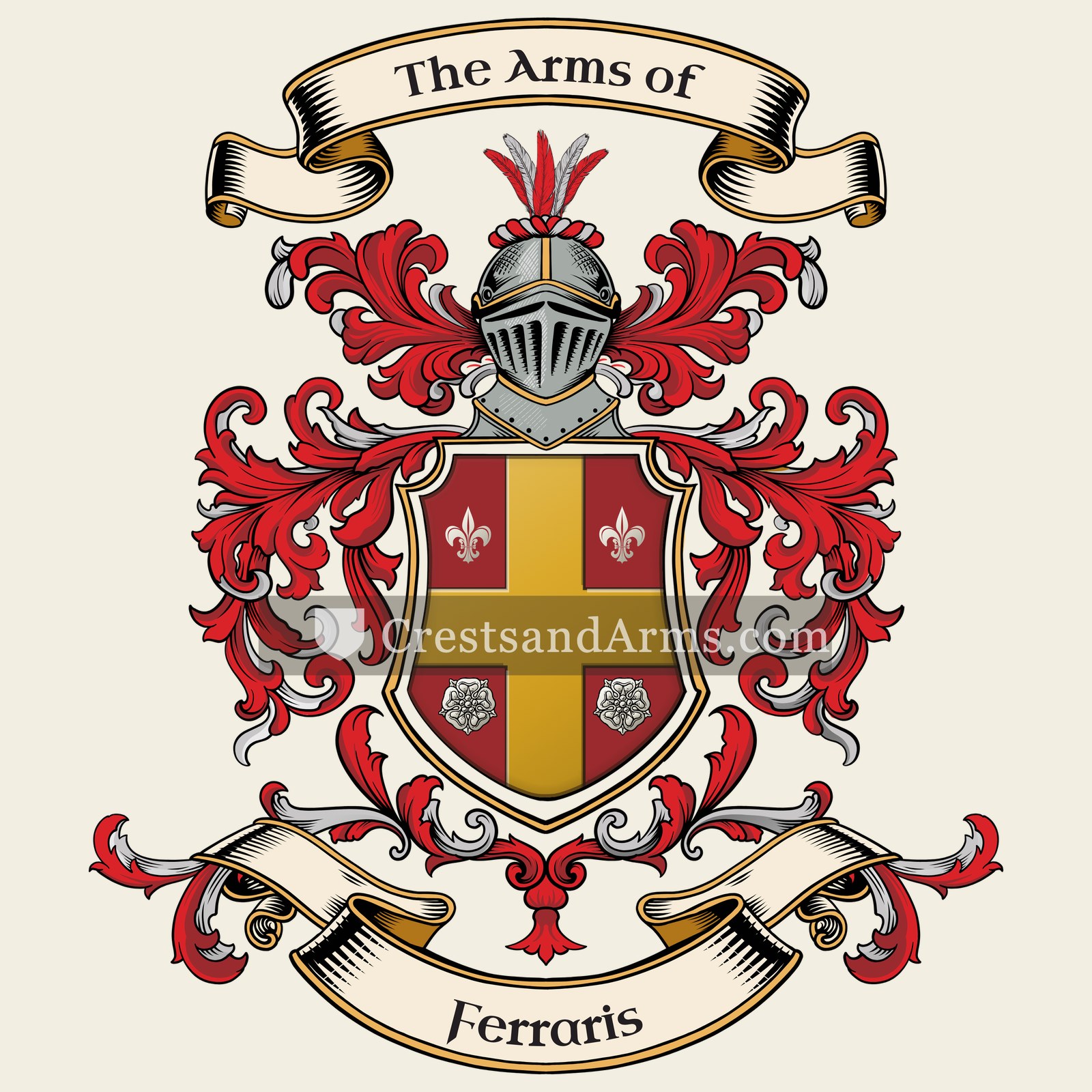 The Ferraris coat of arms
