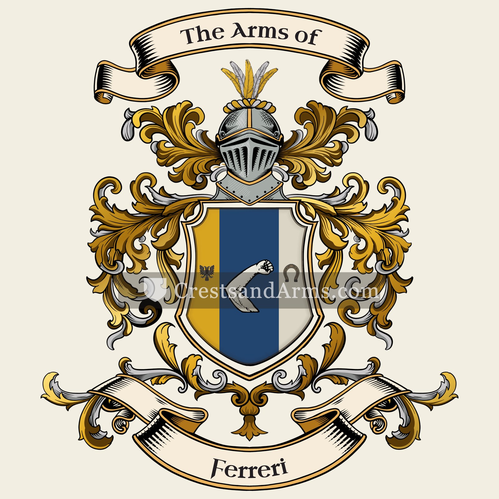 The Ferreri coat of arms