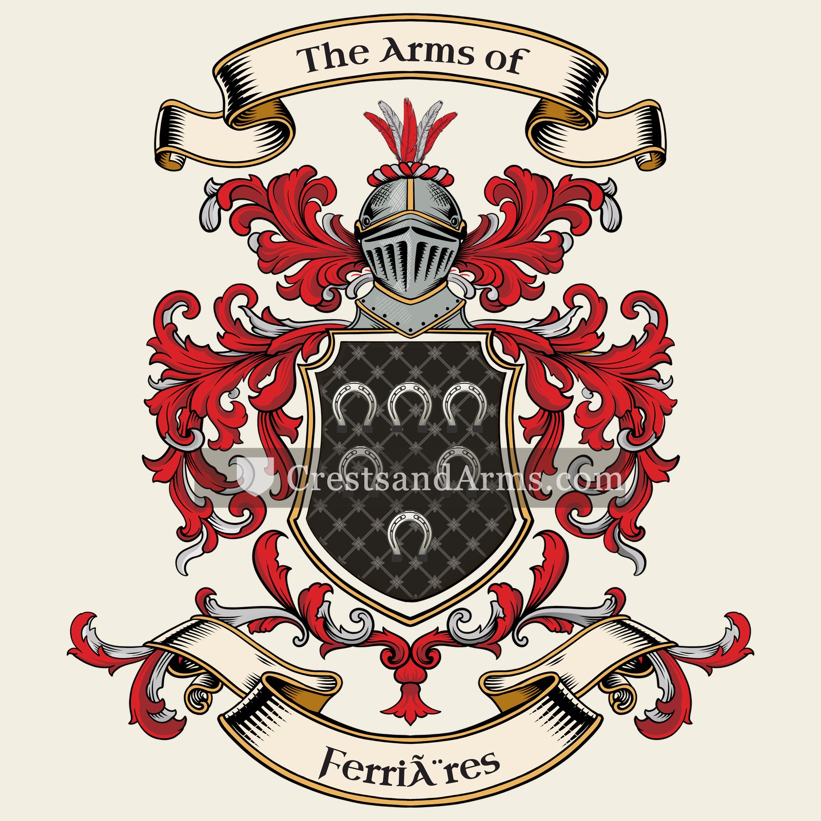The Ferrières coat of arms