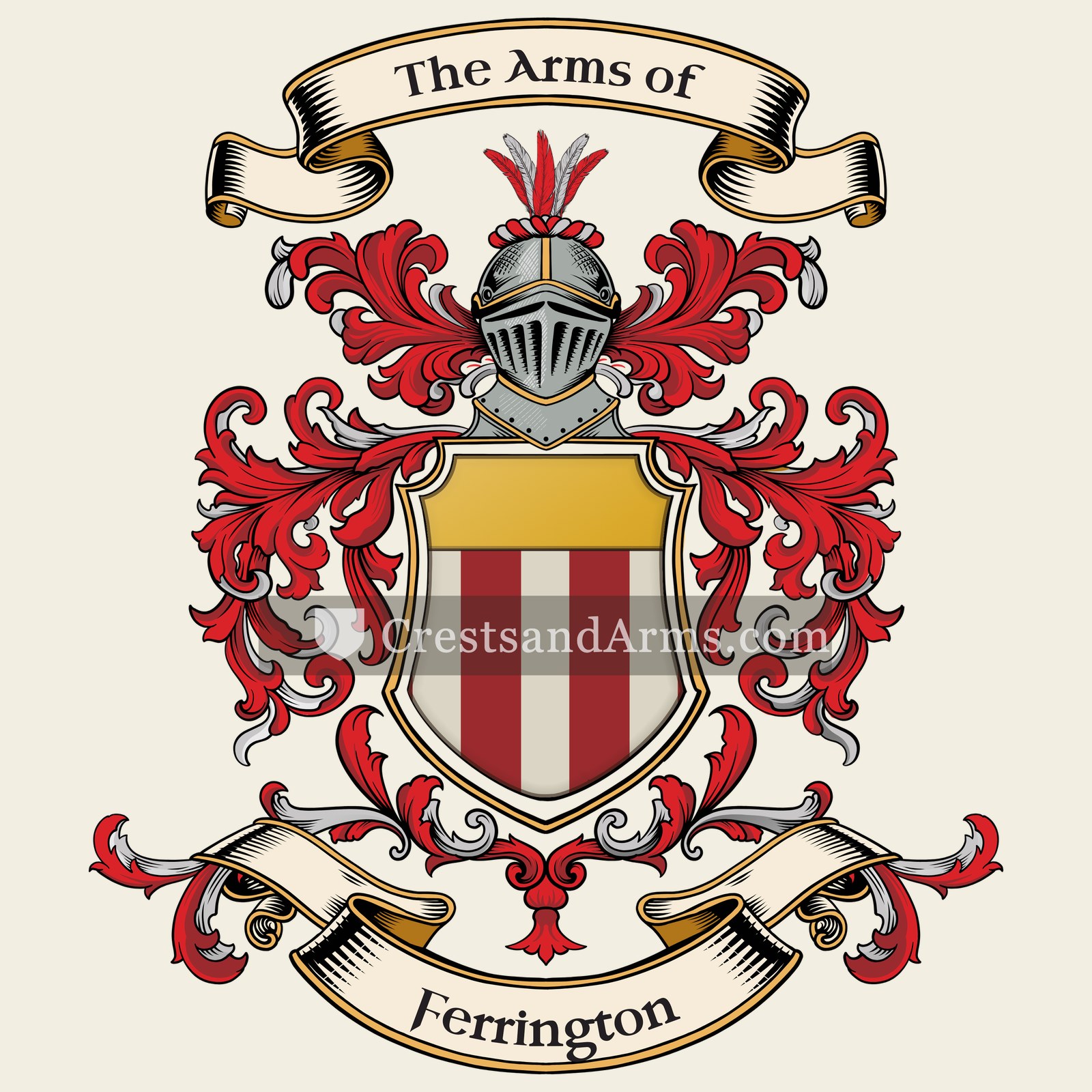 The Ferrington coat of arms