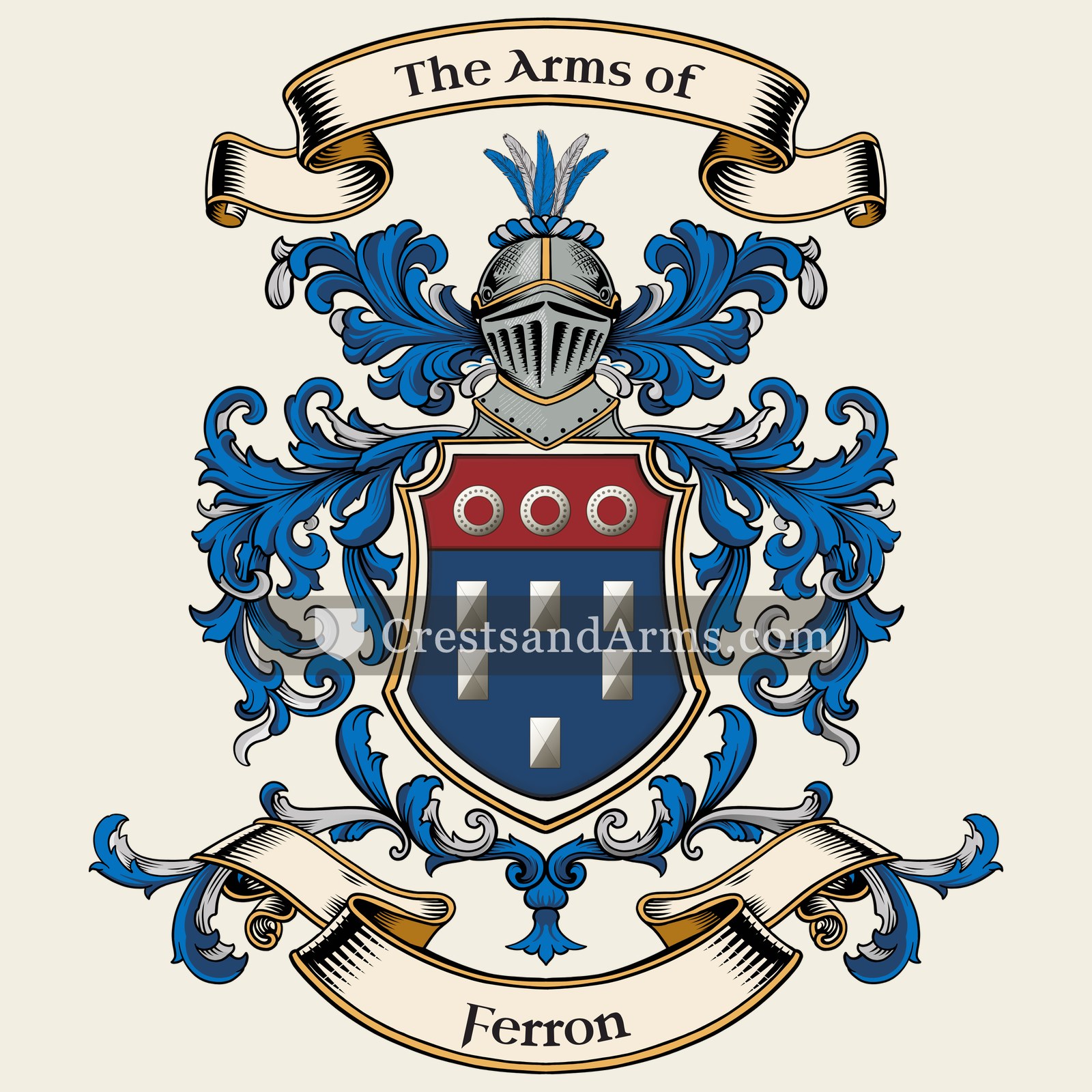 The Ferron coat of arms