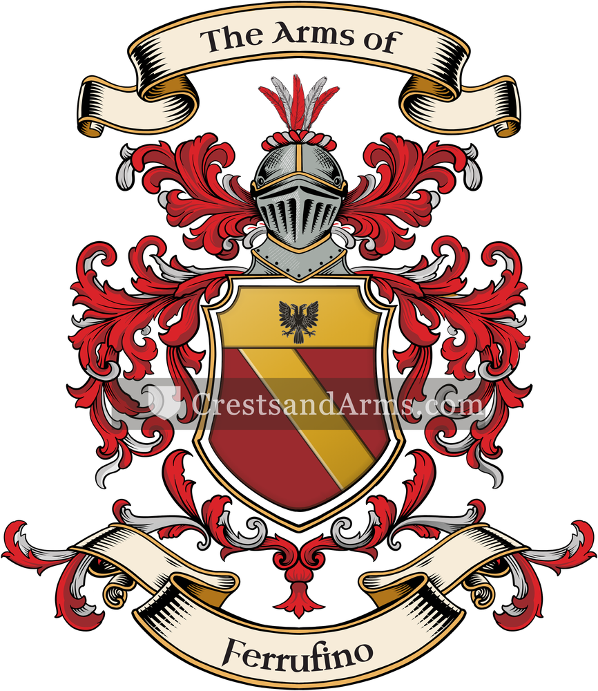 The Ferrufino coat of arms, drawn from the recorded blazon