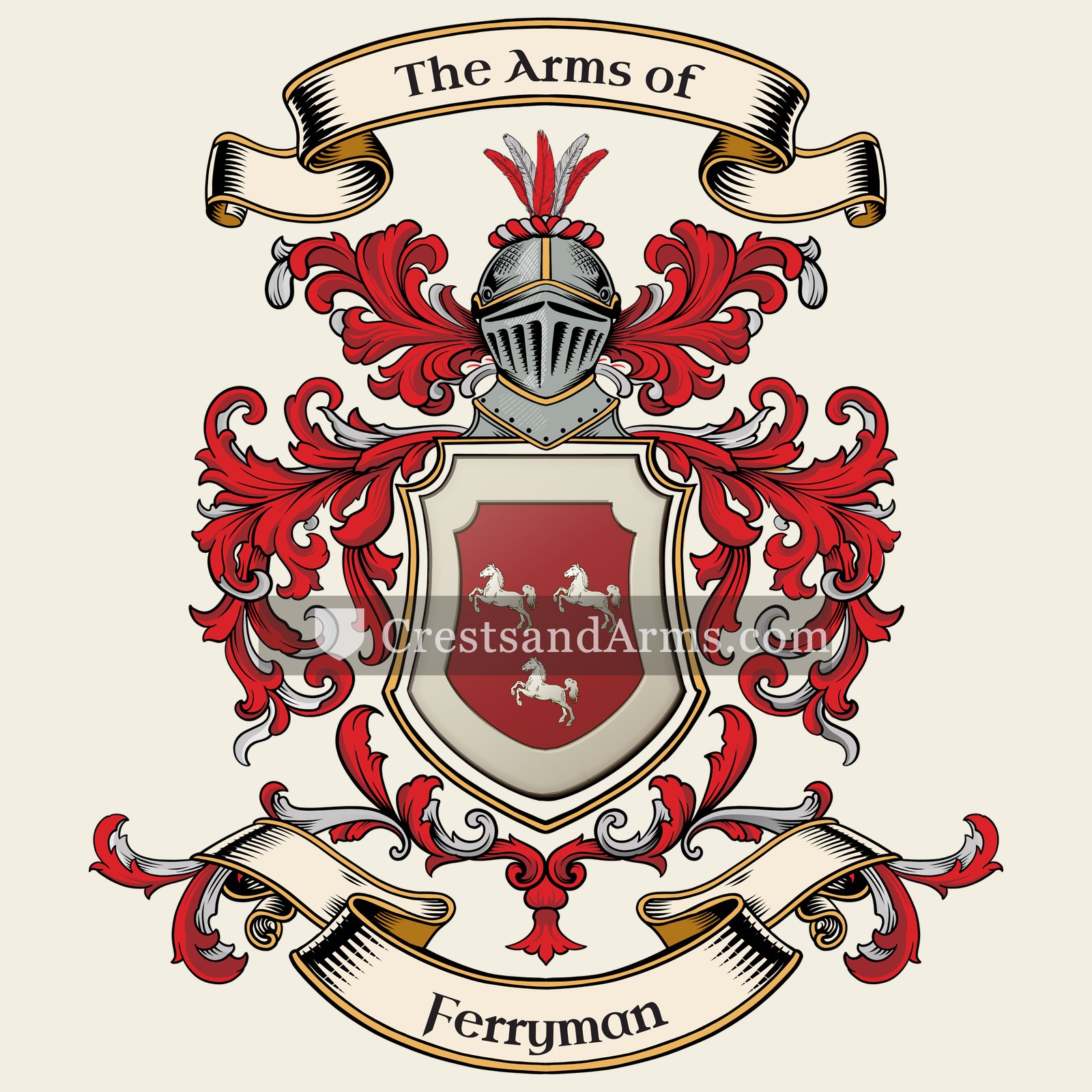 The Ferryman coat of arms
