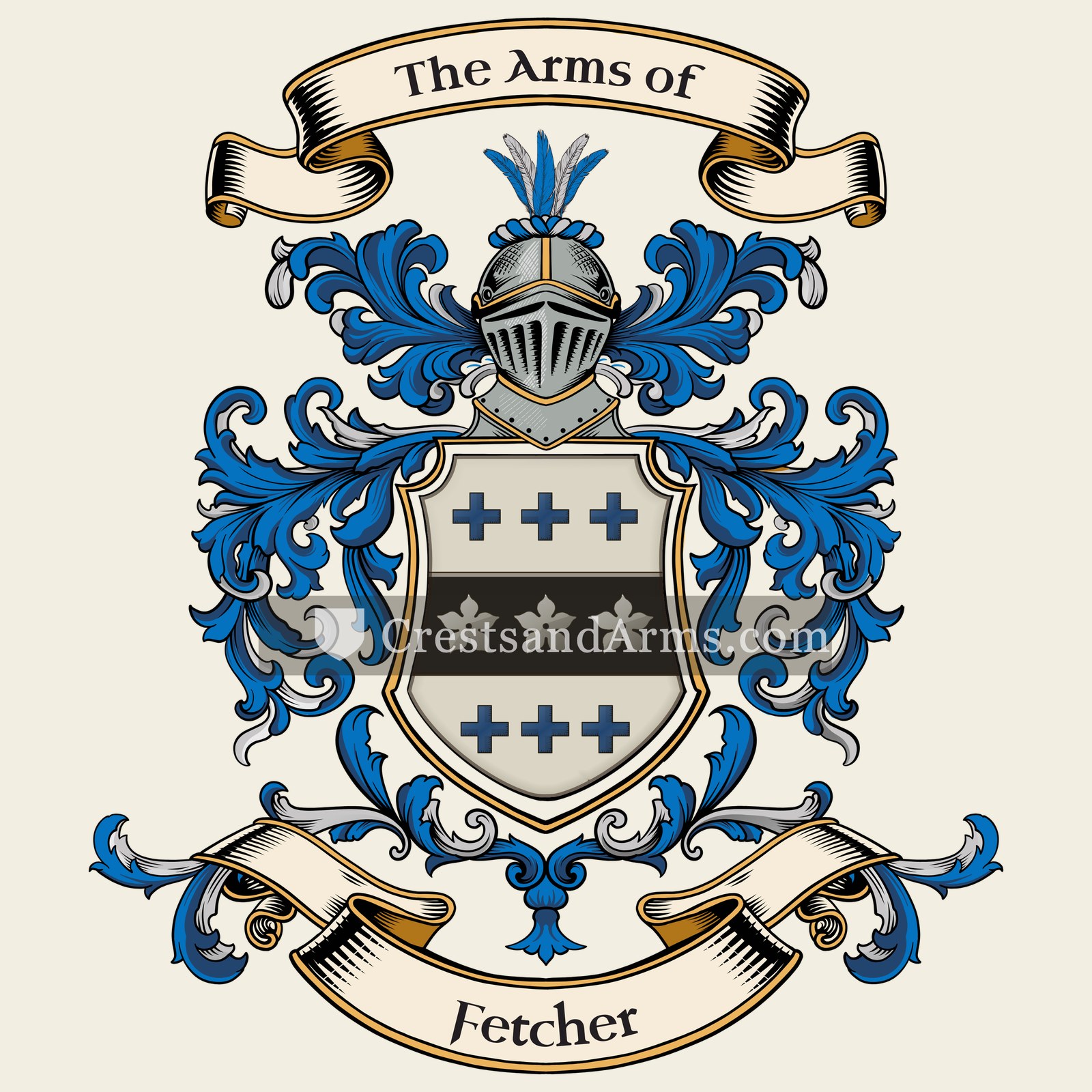 The Fetcher coat of arms