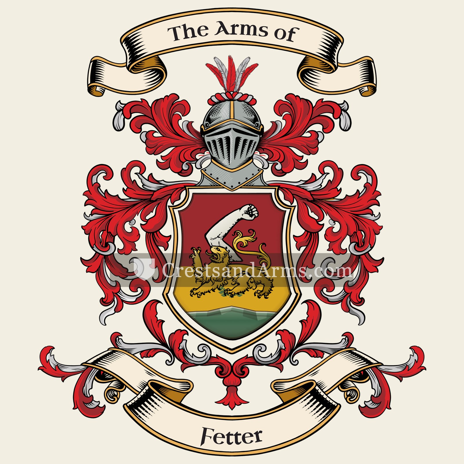 The Fetter coat of arms