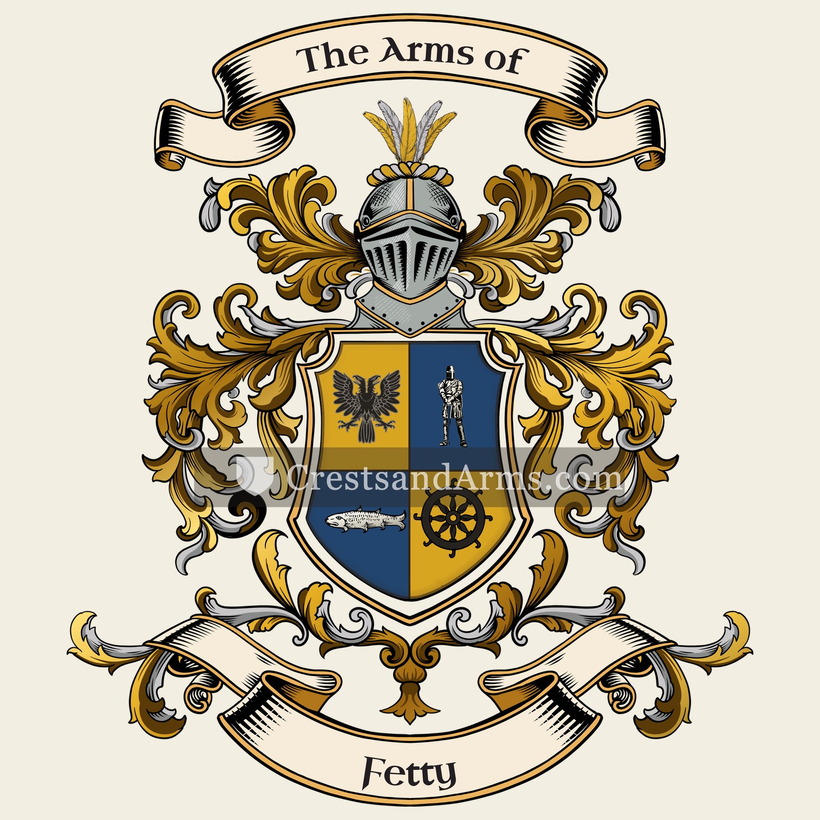 The Fetty coat of arms