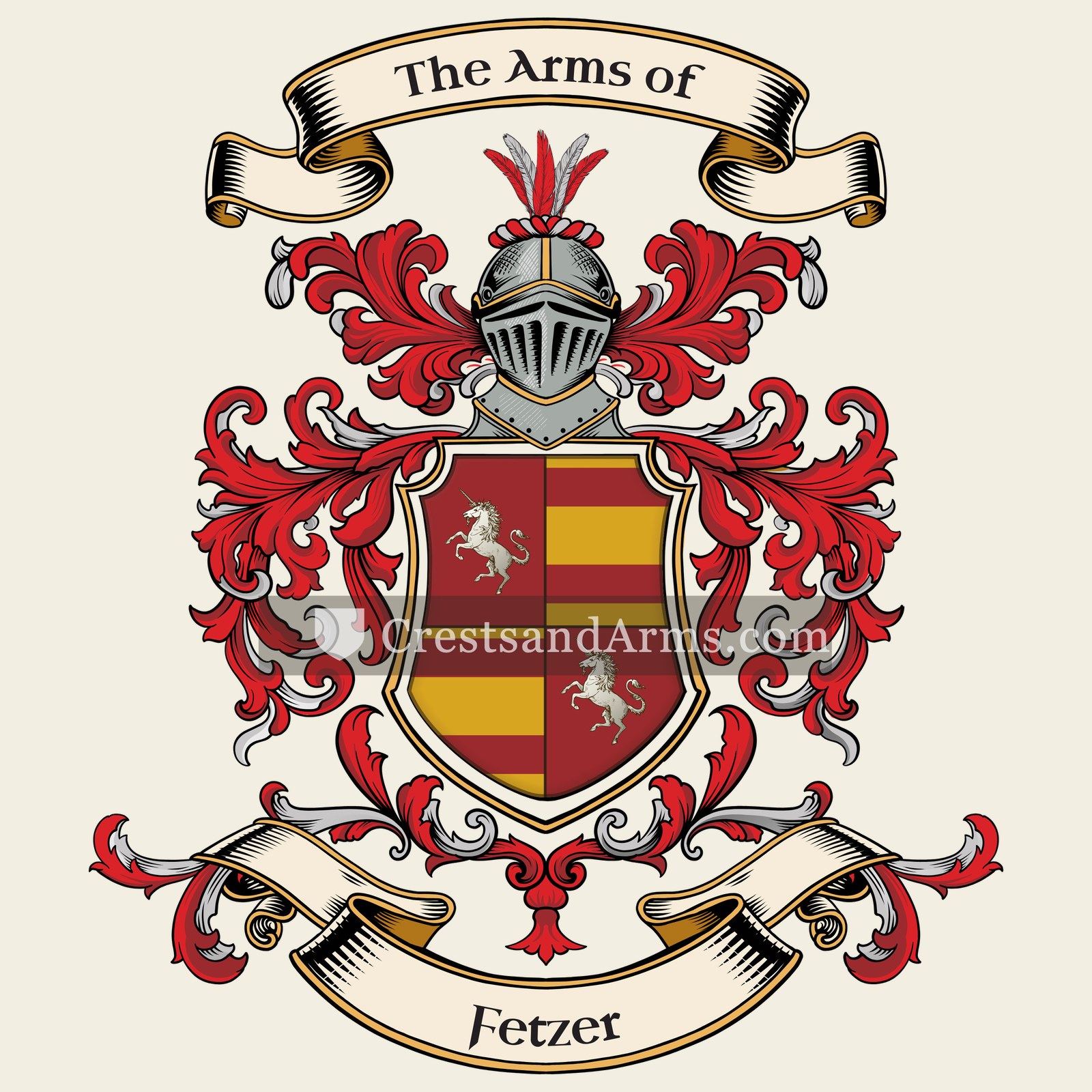 The Fetzer coat of arms