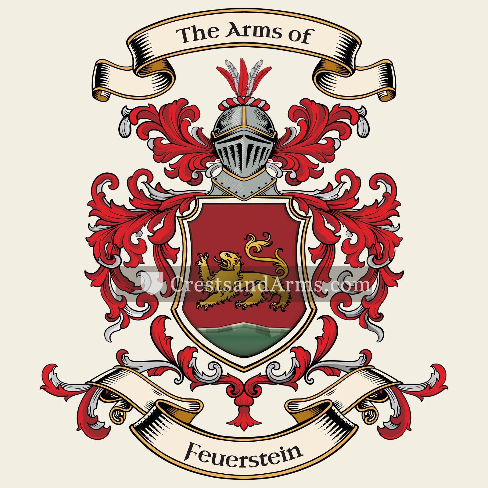 The Feuerstein coat of arms