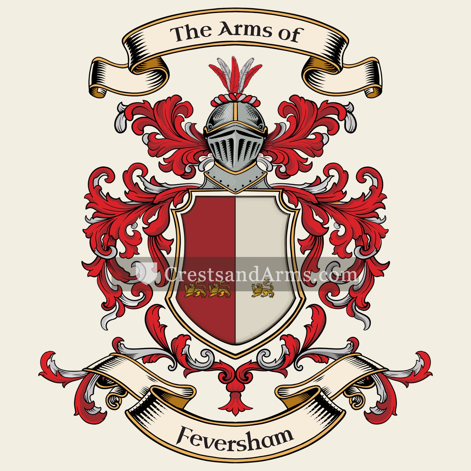 The Feversham coat of arms