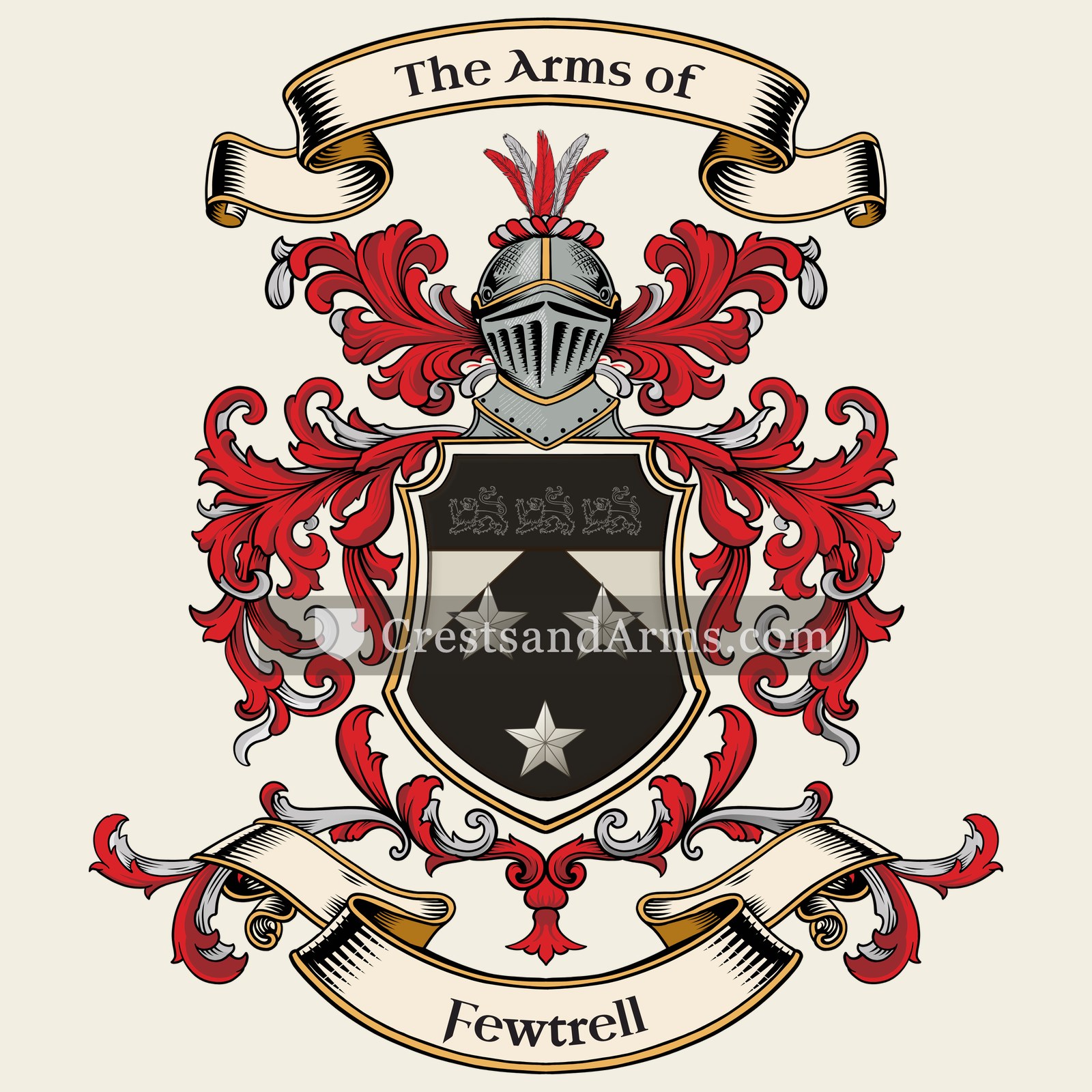 The Fewtrell coat of arms