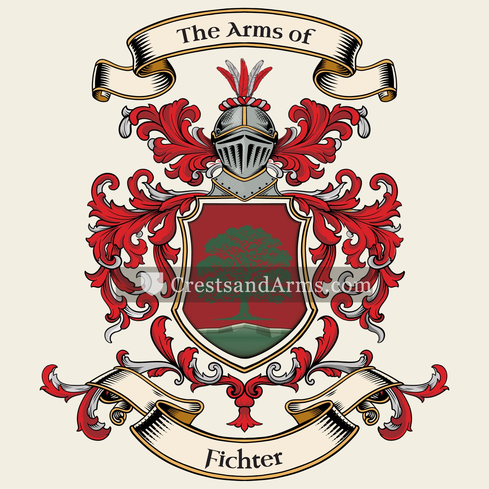 The Fichter coat of arms