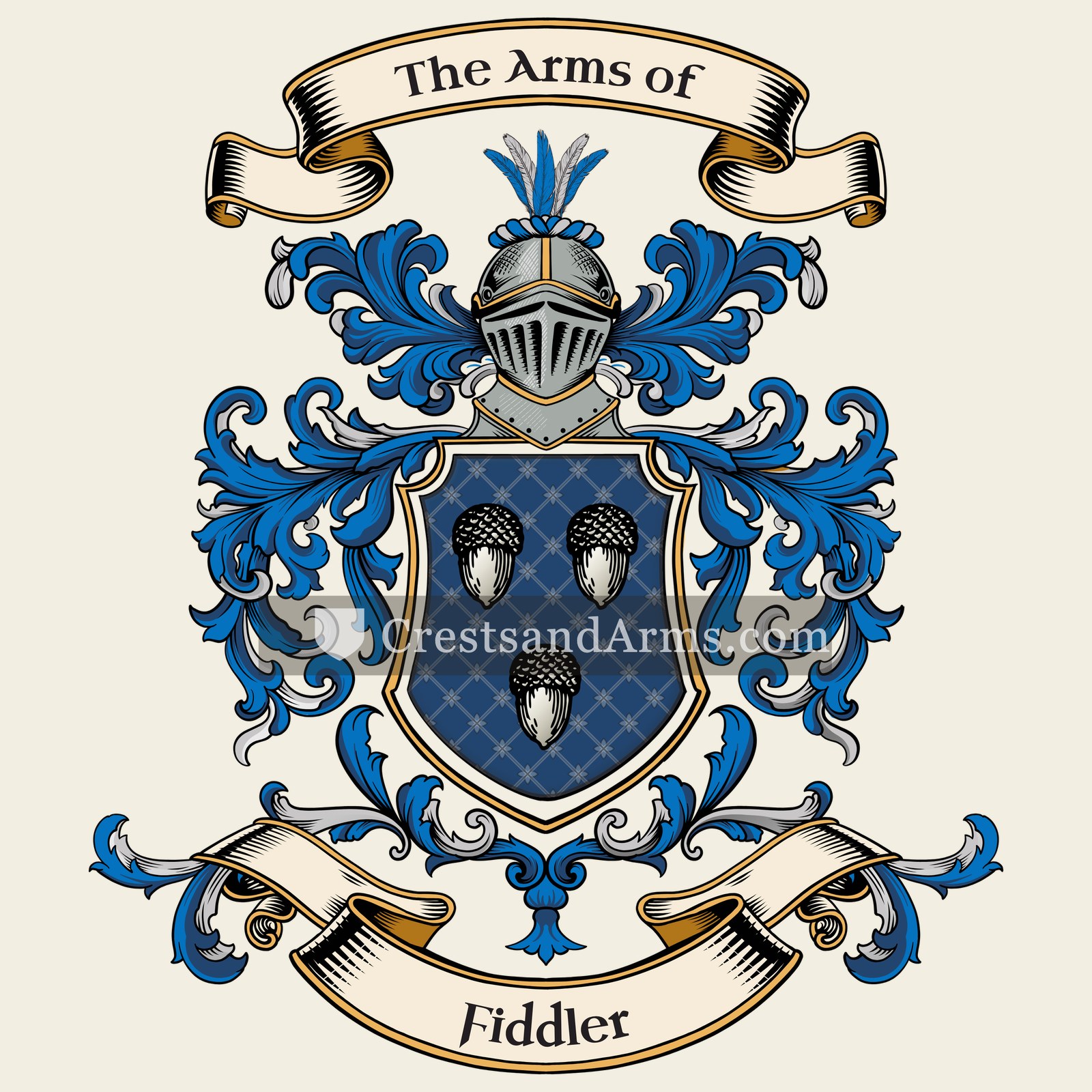 The Fiddler coat of arms