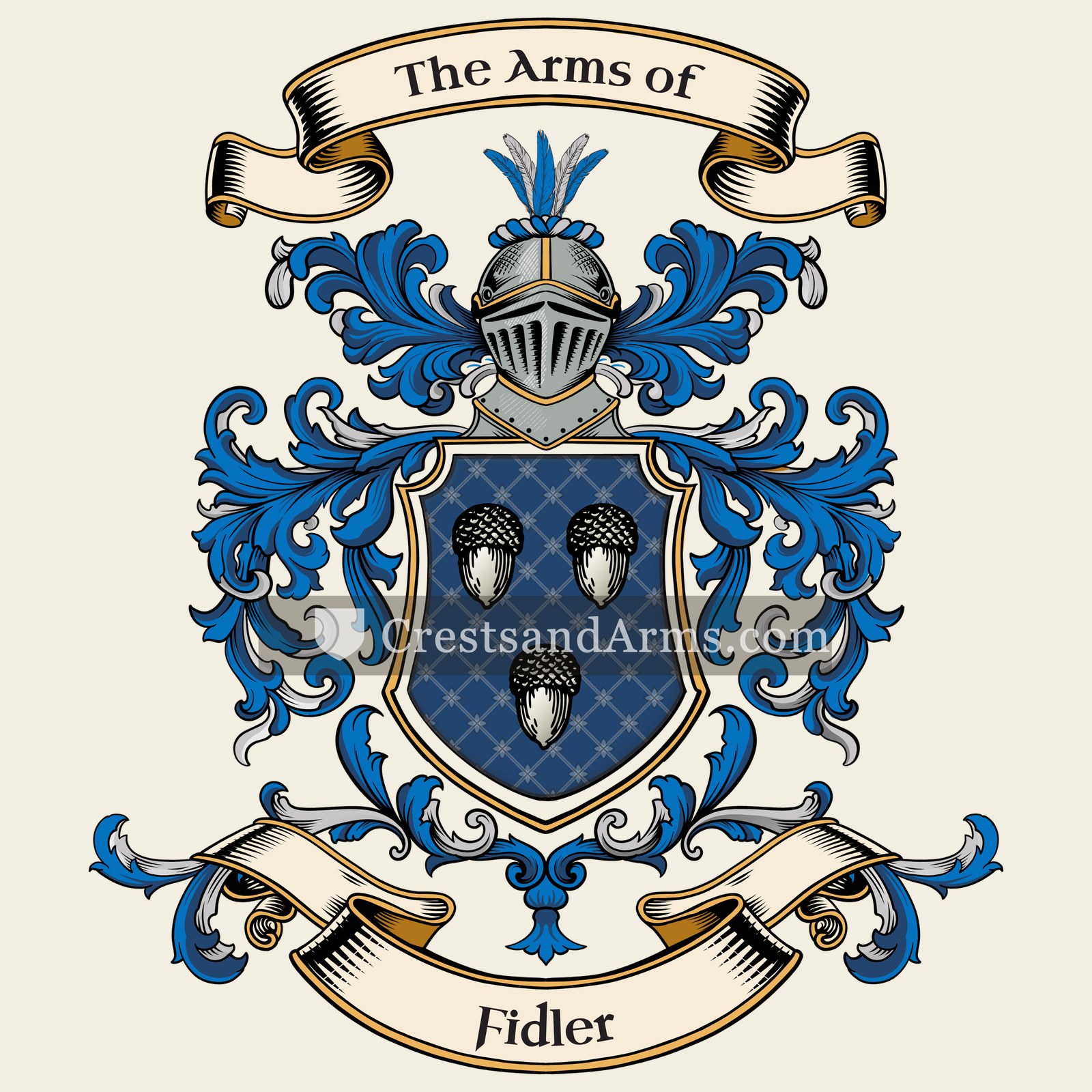The Fidler coat of arms
