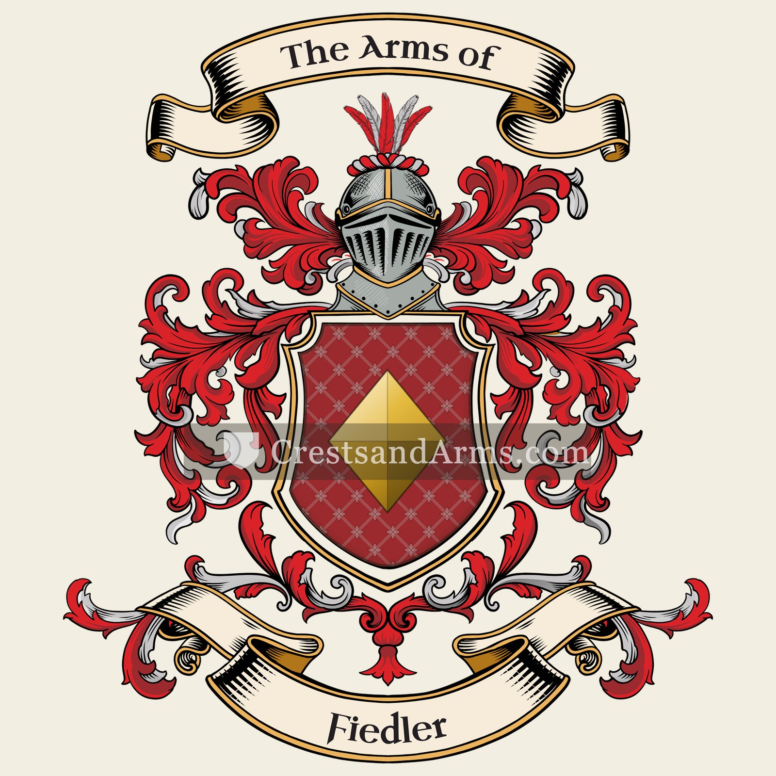 The Fiedler coat of arms