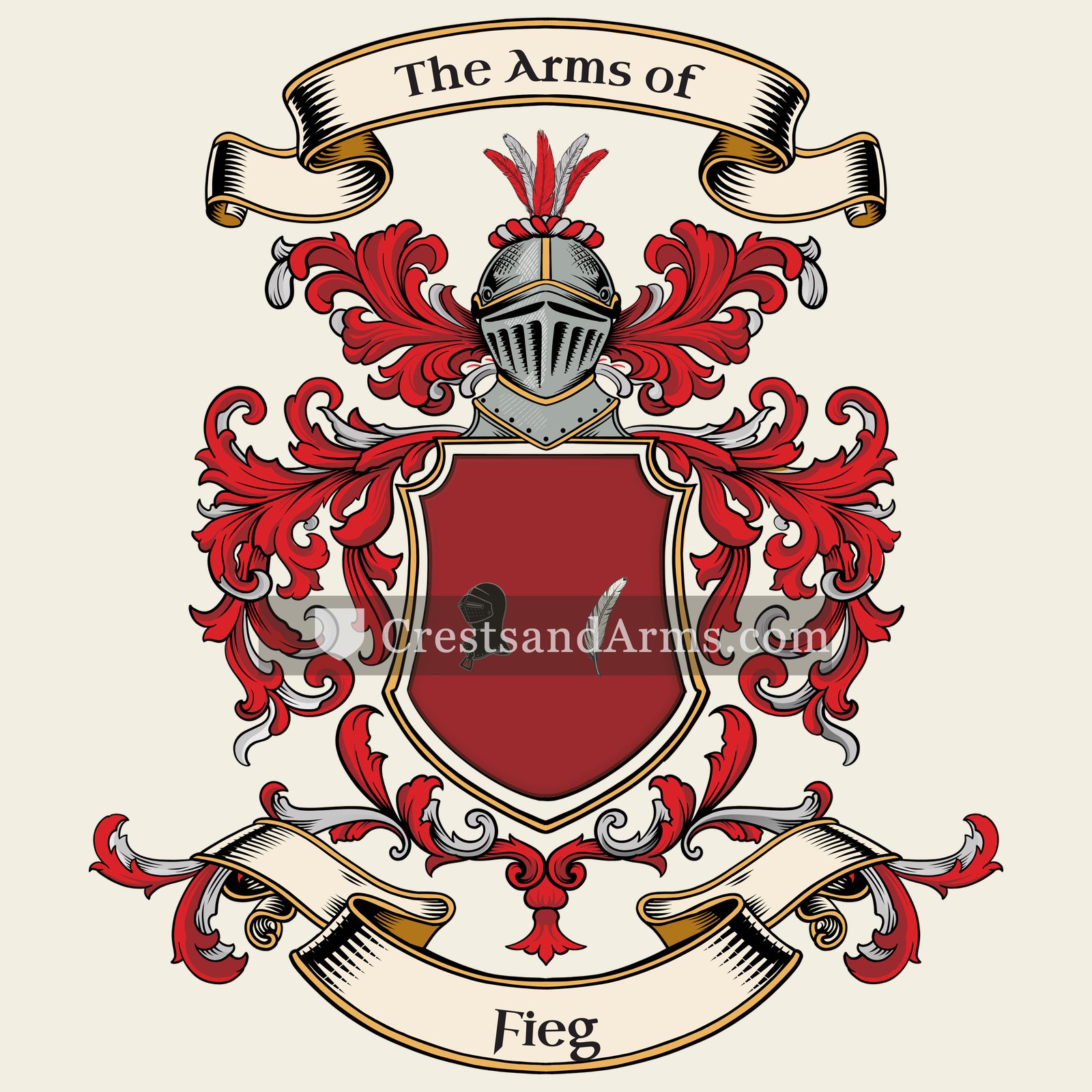 The Fieg coat of arms